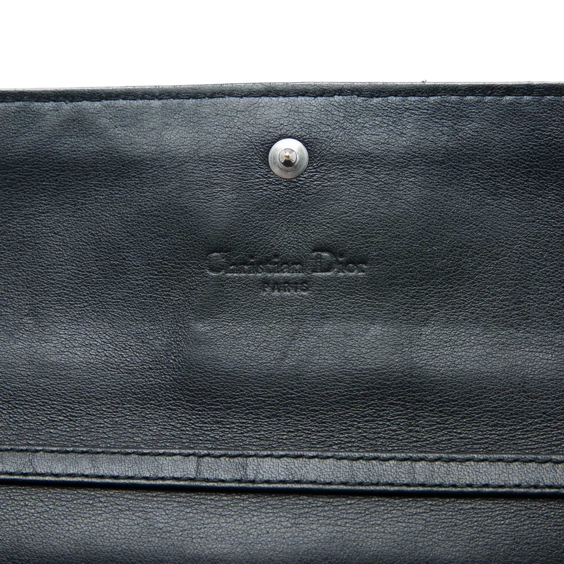 Dior Patent Cannage Lady Dior Wallet On Chain