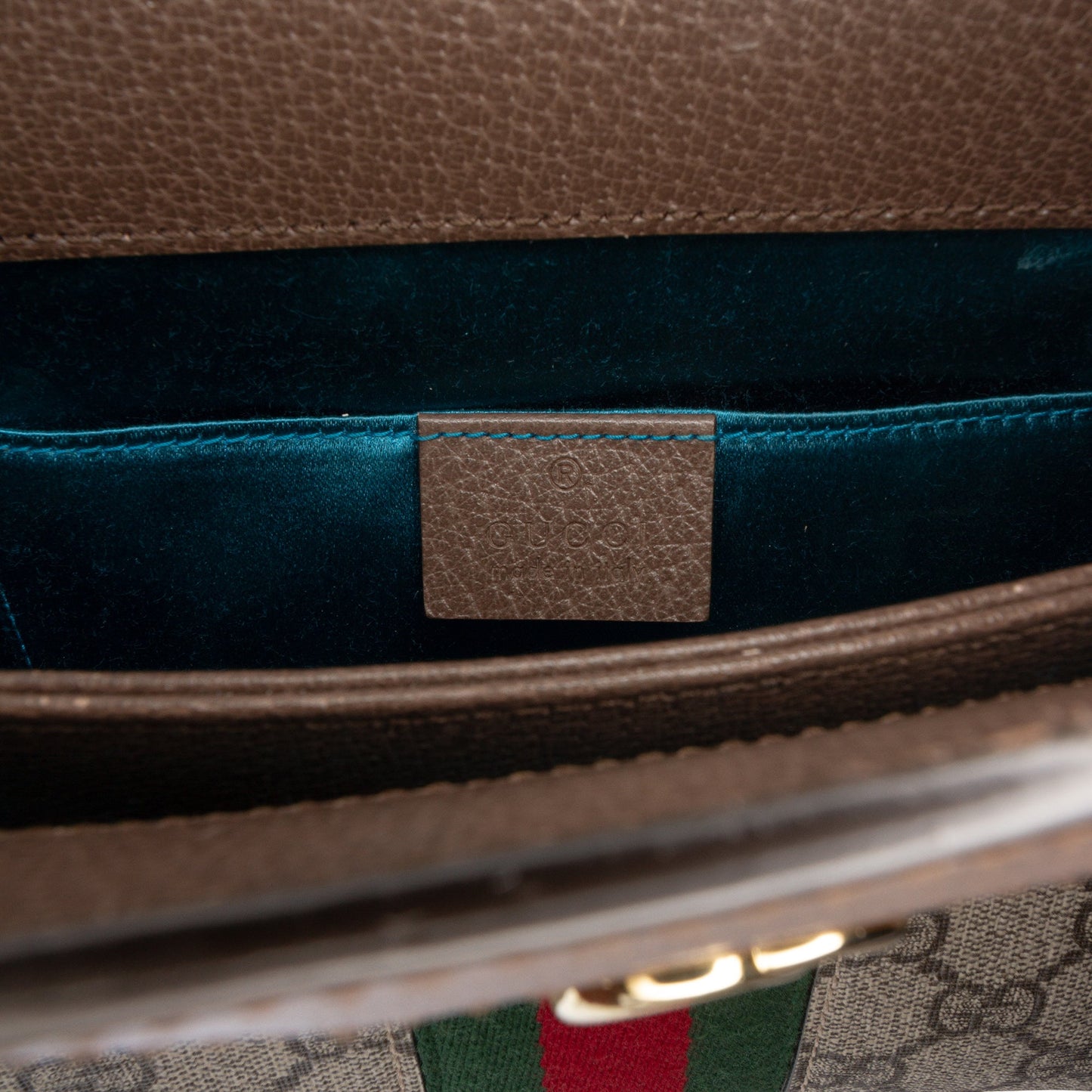 Gucci Small GG Supreme Web Ophidia Chain Crossbody