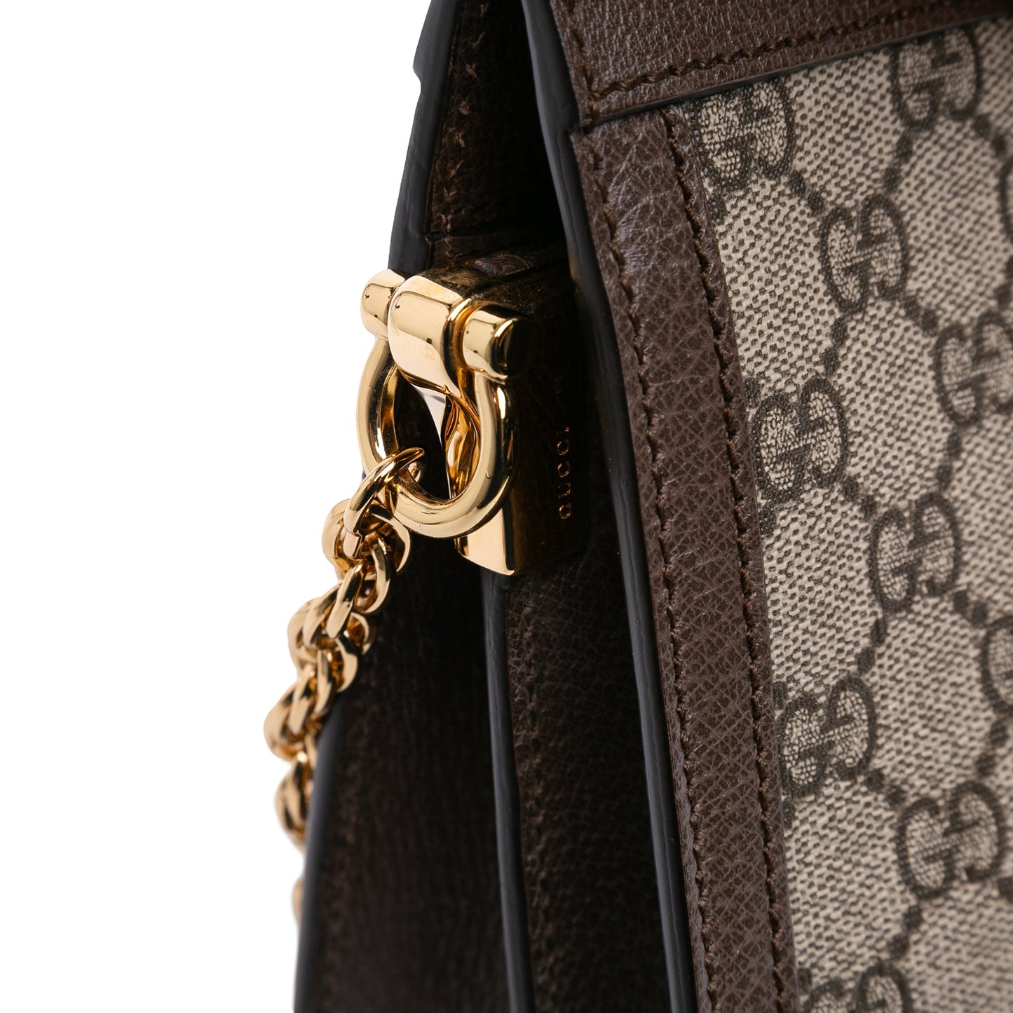 Gucci Small GG Supreme Web Ophidia Chain Crossbody