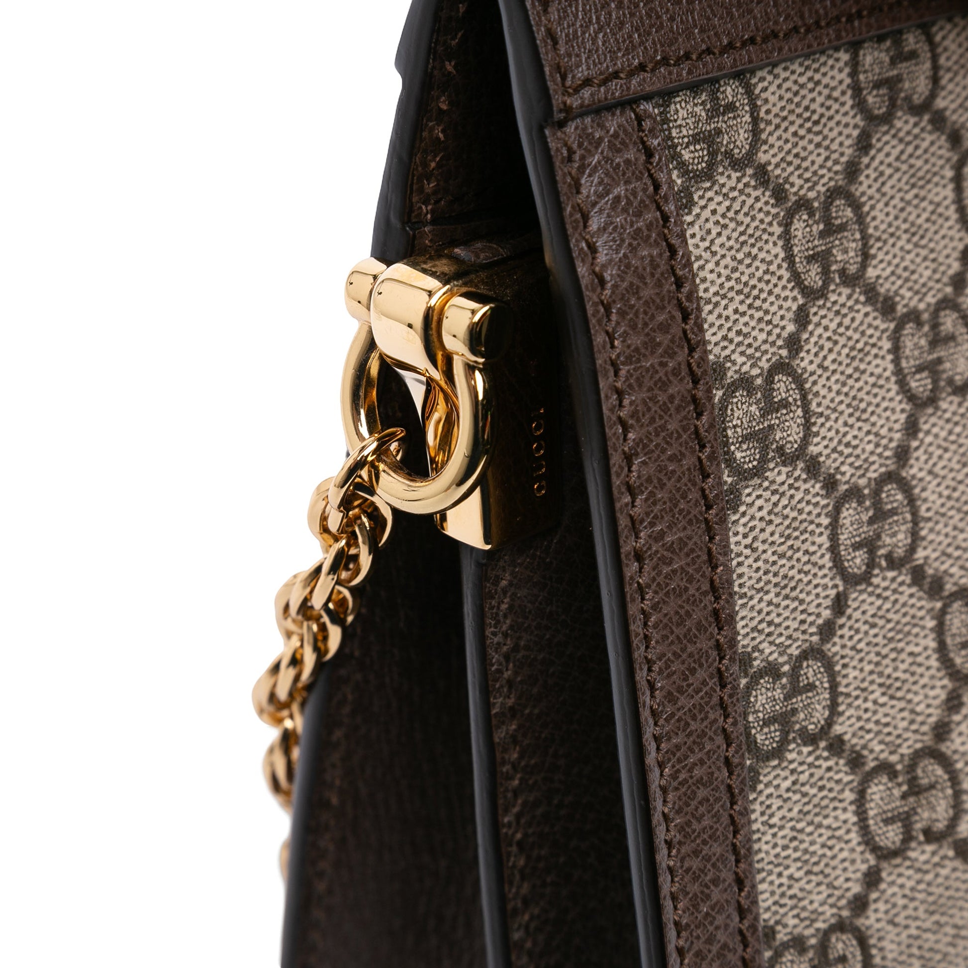 Gucci Small GG Supreme Web Ophidia Chain Crossbody