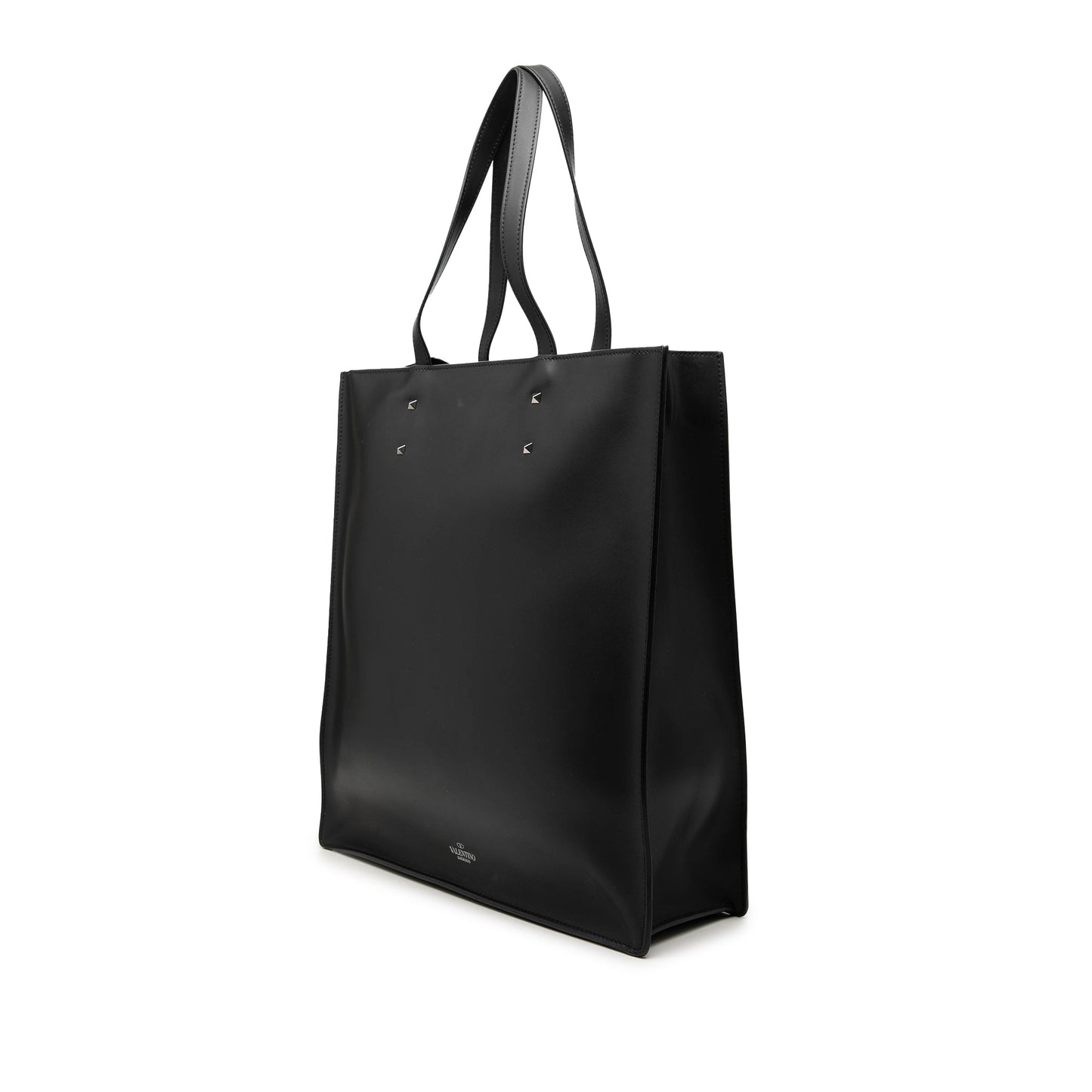 Valentino Calfskin Rockstud VLTN Tote