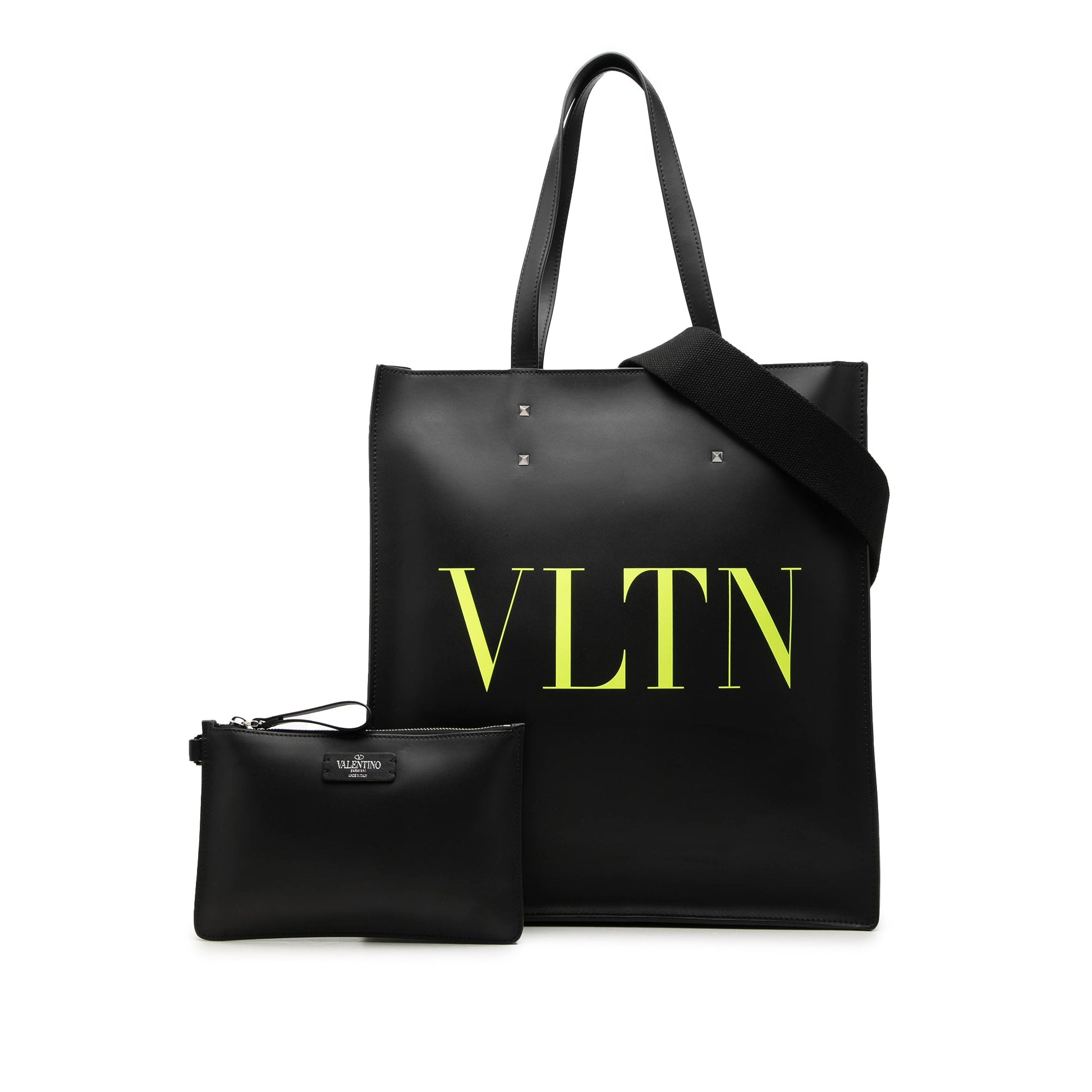 Valentino Calfskin Rockstud VLTN Tote