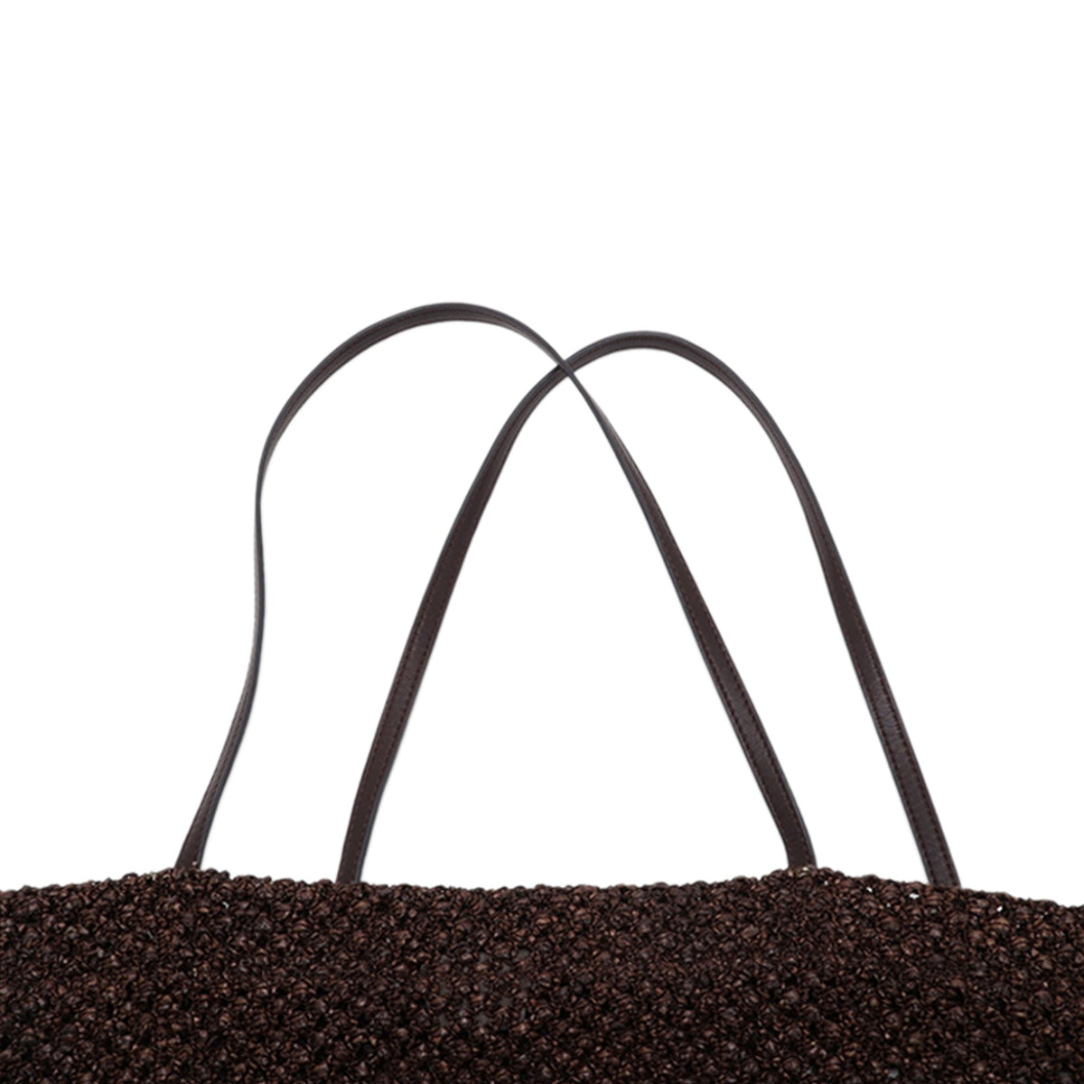 The Row Raffia Barn Tote — Brown