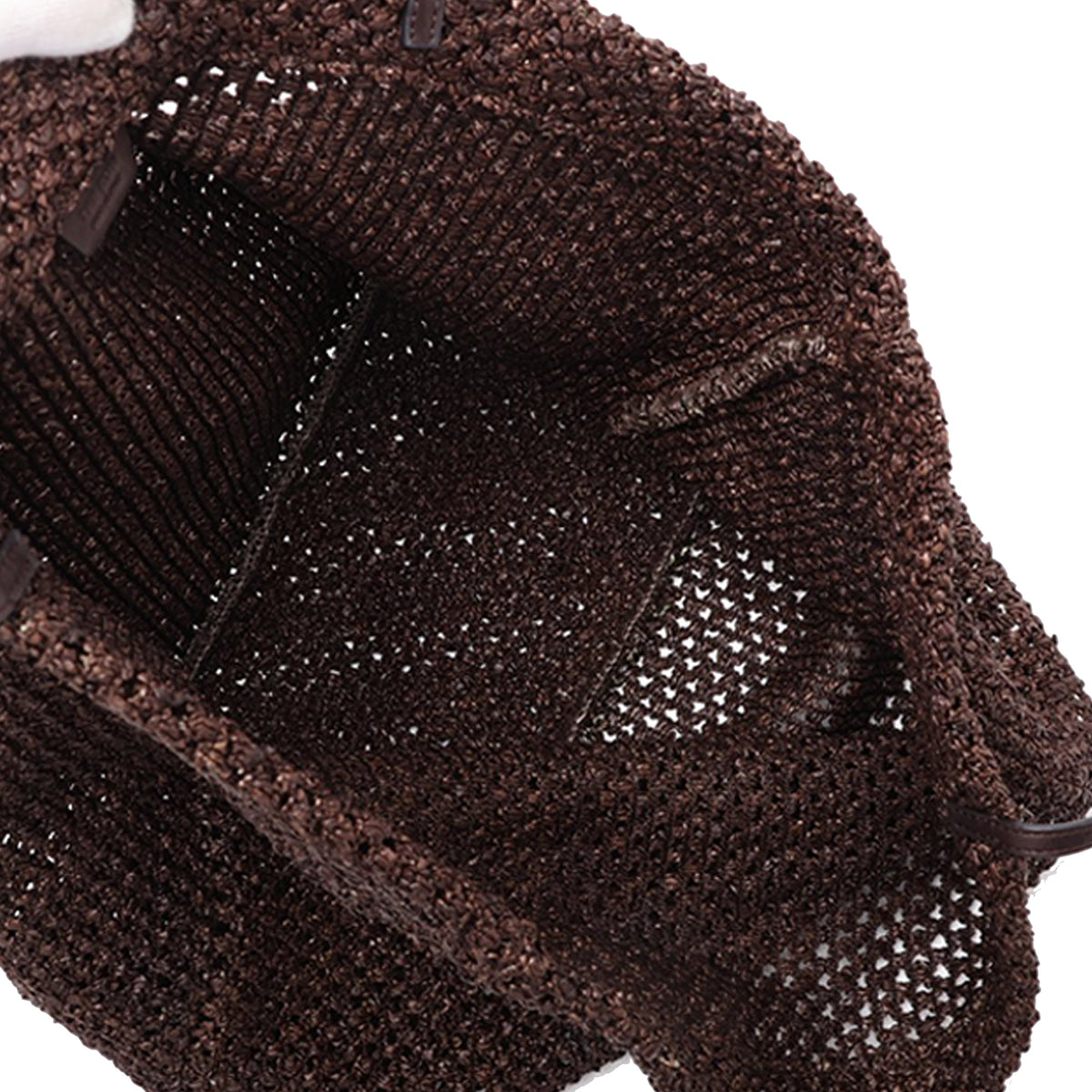 The Row Raffia Barn Tote — Brown