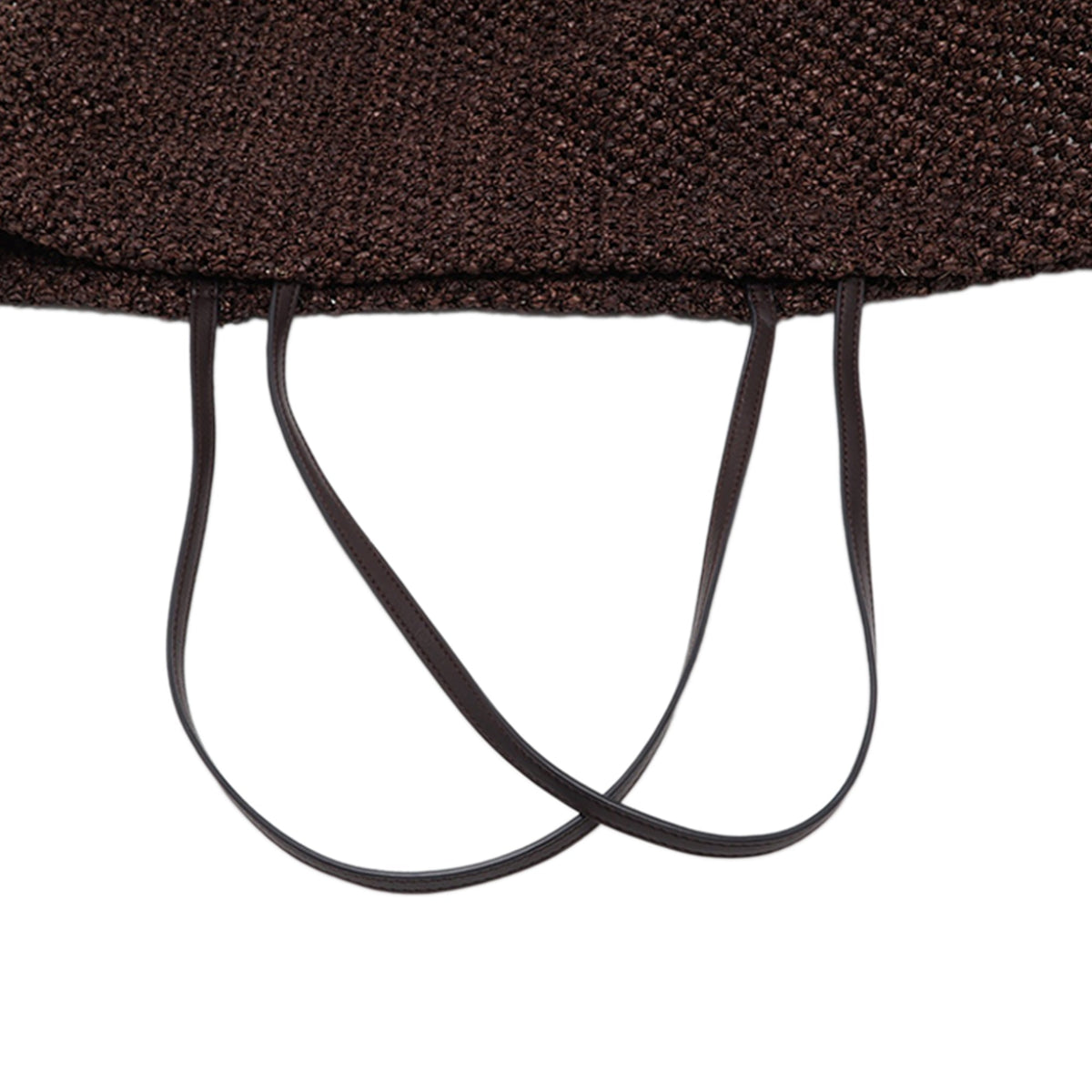The Row Raffia Barn Tote — Brown
