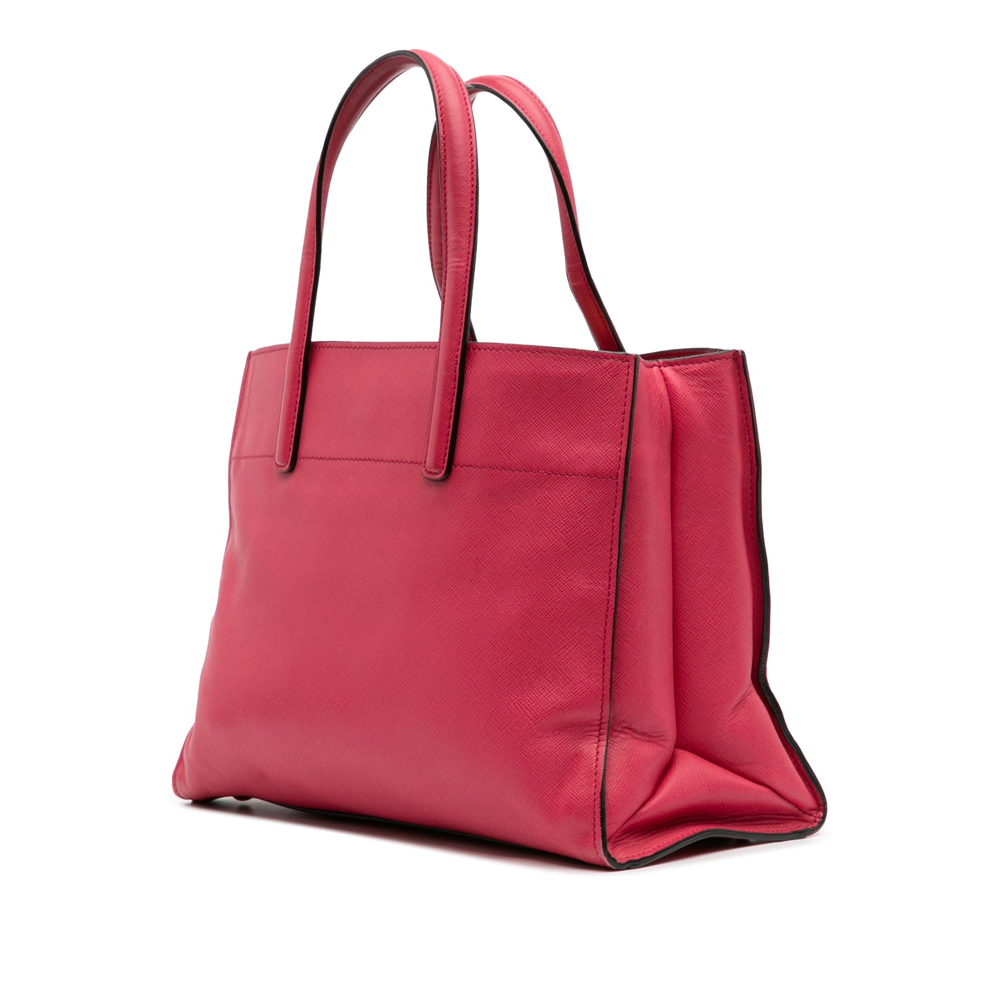 Prada Saffiano Soft Triple Pocket Tote