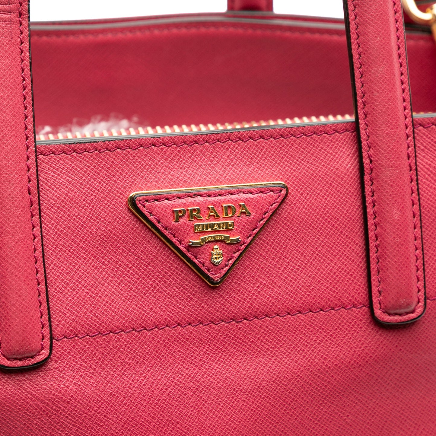 Prada Saffiano Soft Triple Pocket Tote