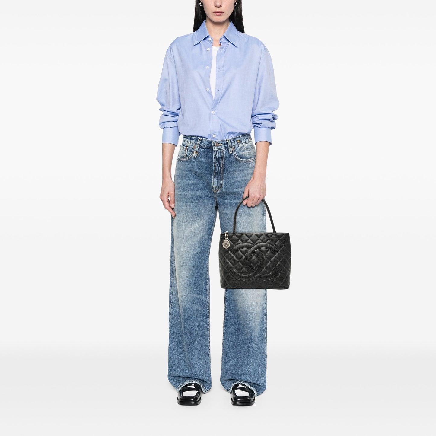 Chanel Caviar Medallion Tote
