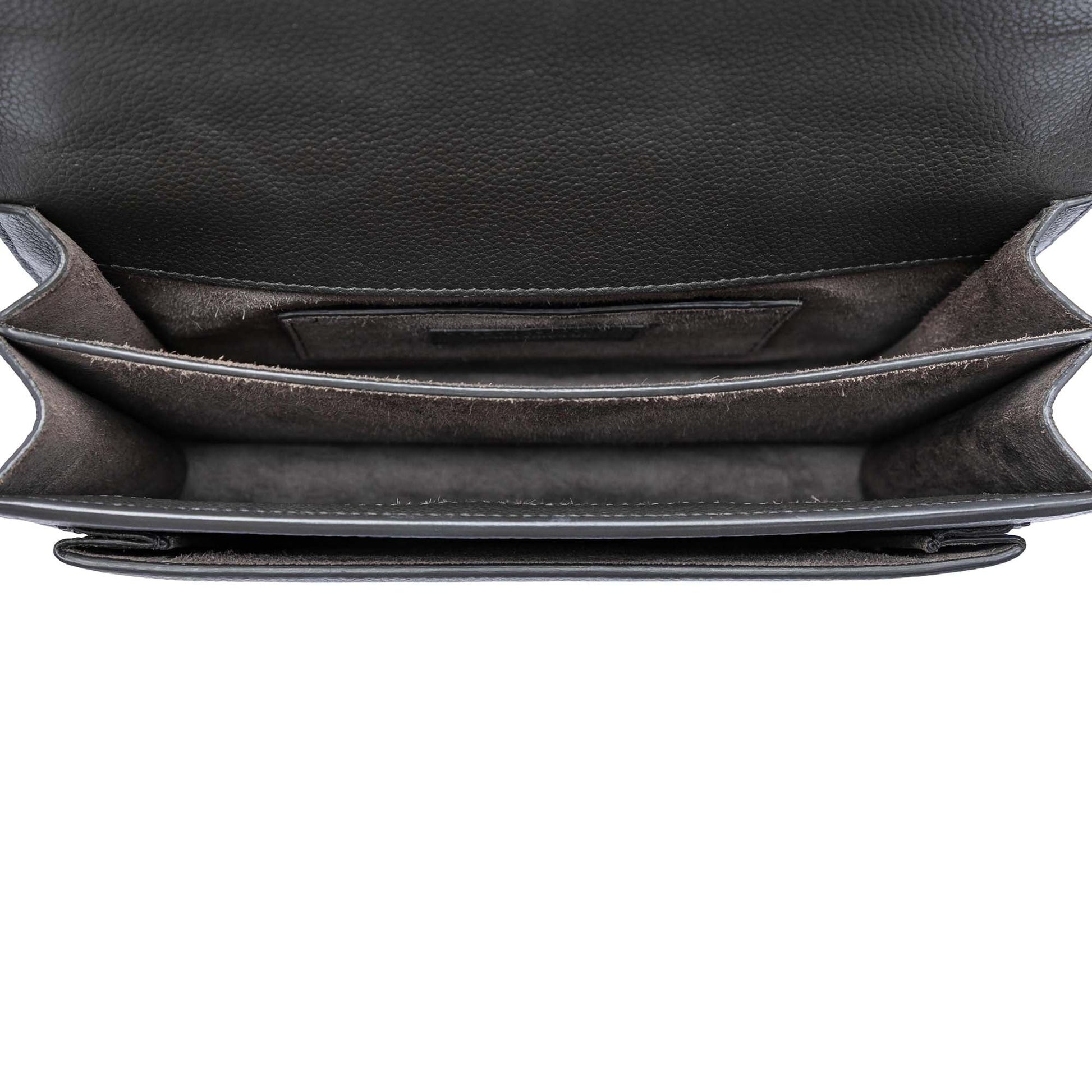 Saint Laurent Medium Grained Calfskin Monogram Sunset Crossbody