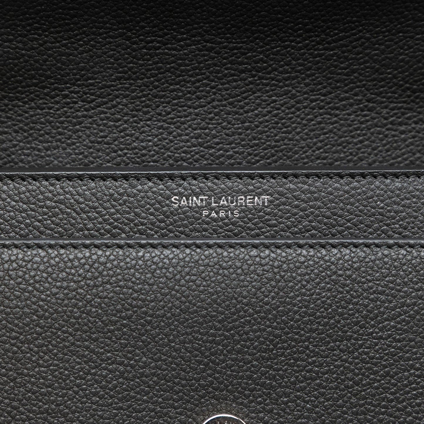 Saint Laurent Medium Grained Calfskin Monogram Sunset Crossbody