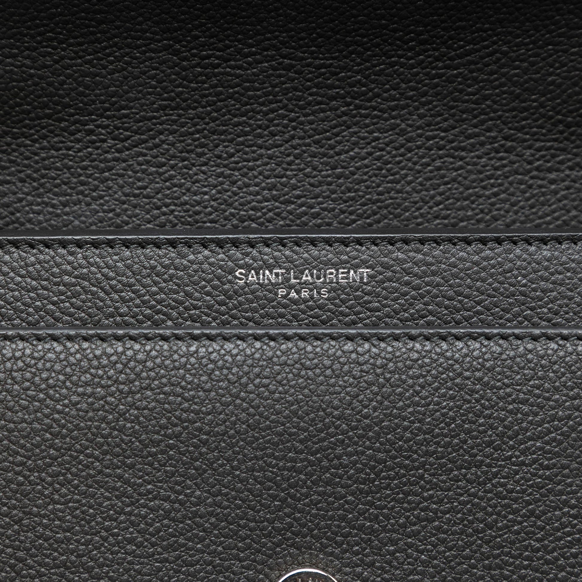 Saint Laurent Medium Grained Calfskin Monogram Sunset Crossbody