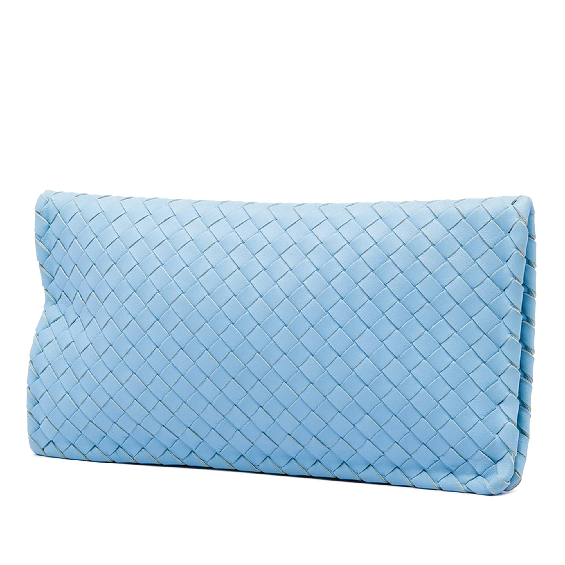 Bottega Veneta Nappa Intrecciato Turn Lock Clutch