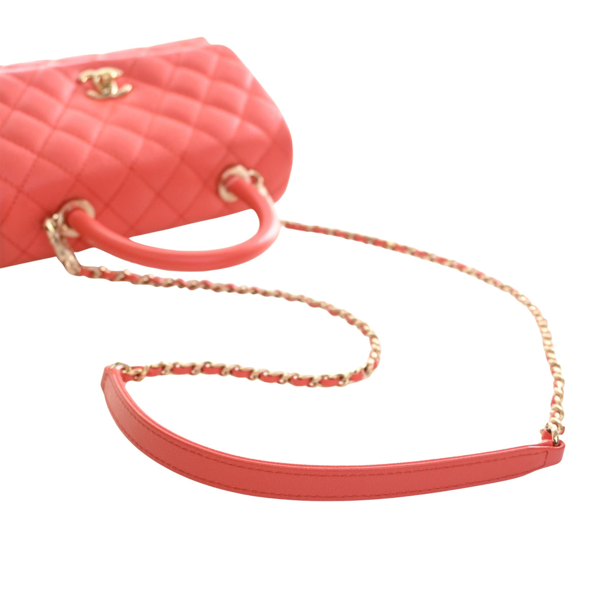 Chanel Mini Caviar Coco Top Handle Bag