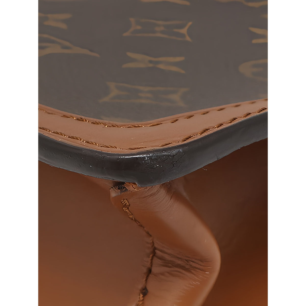 Louis Vuitton Monogram Reverse Dauphine MM — Brown