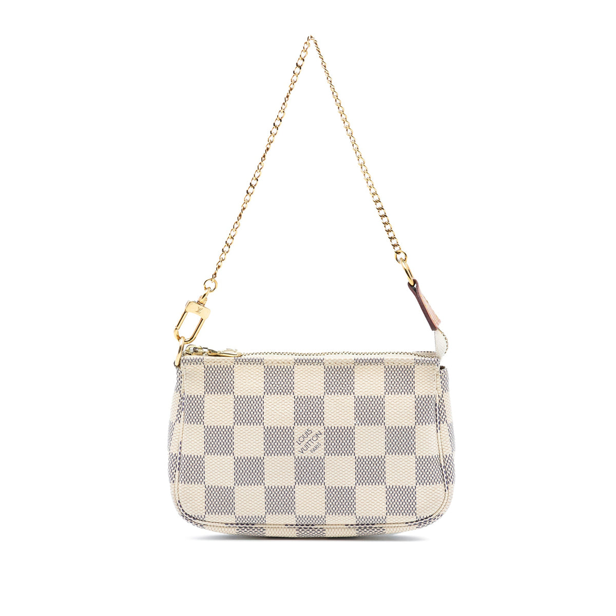 Louis Vuitton Damier Azur Mini Pochette Accessoires — White