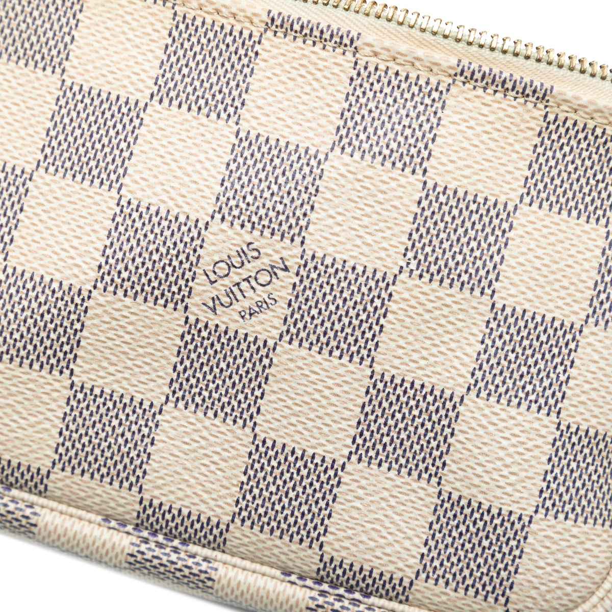 Louis Vuitton Damier Azur Mini Pochette Accessoires — White