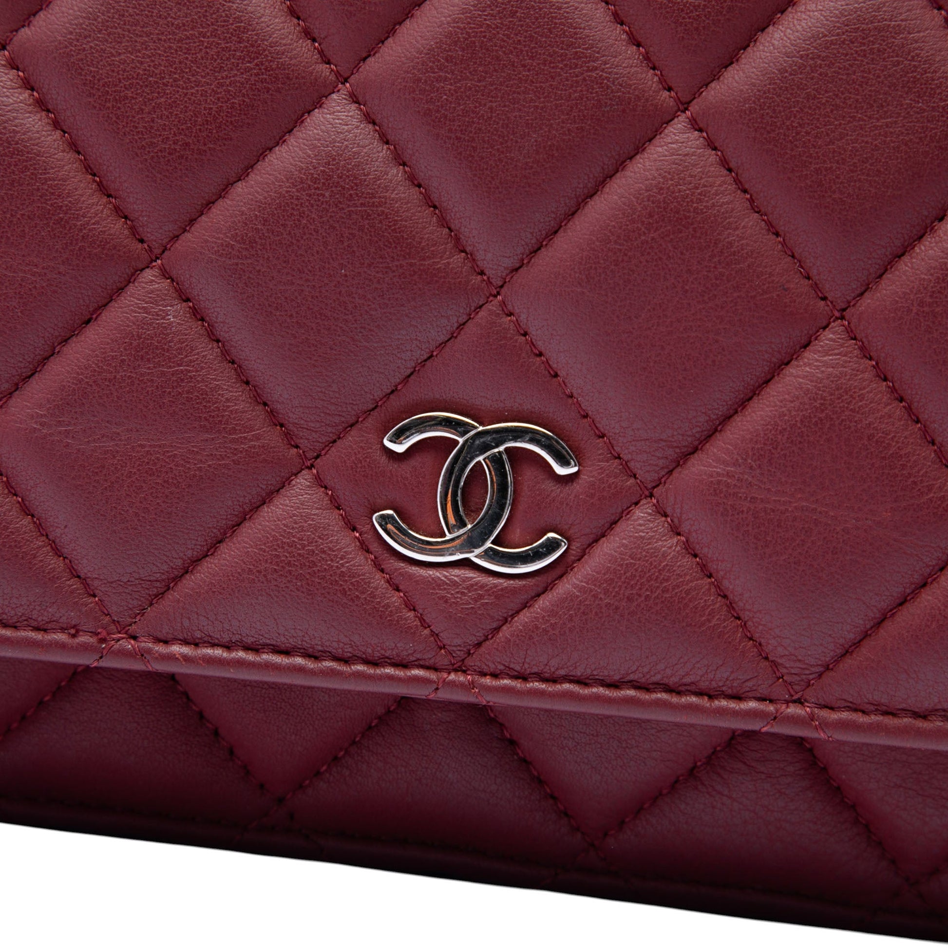 Chanel CC Quilted Lambskin Wallet on Chain