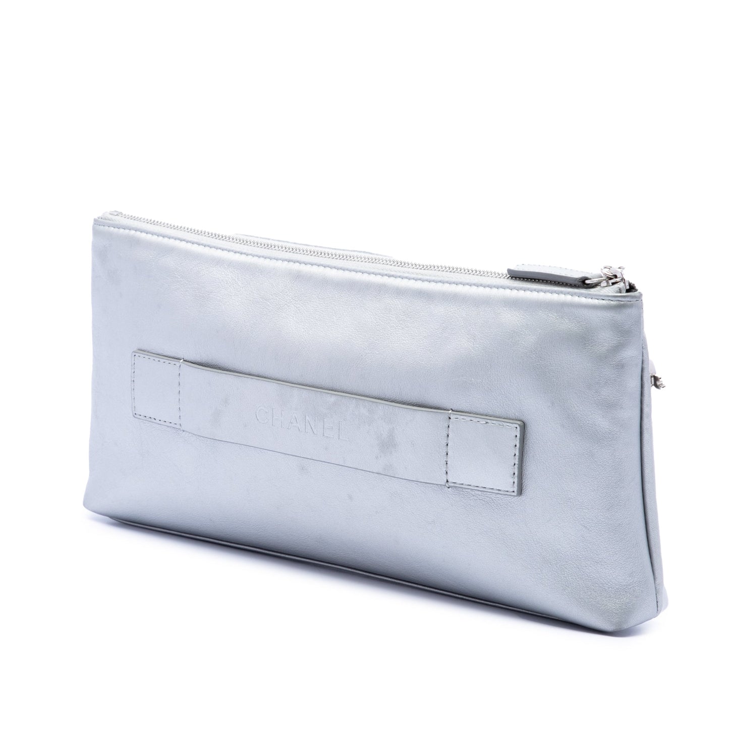 Chanel Metallic Calfskin Keyboard Clutch