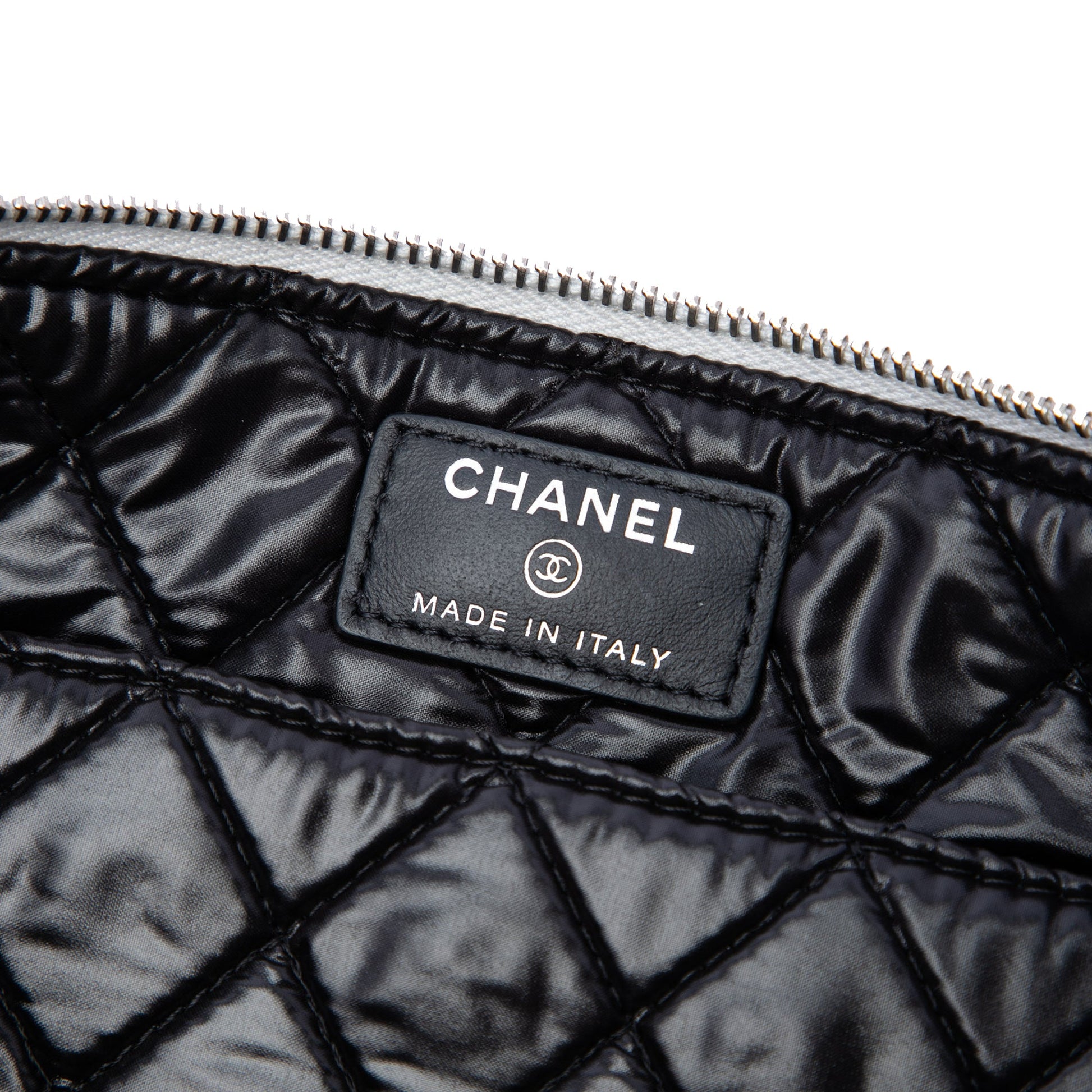 Chanel Metallic Calfskin Keyboard Clutch