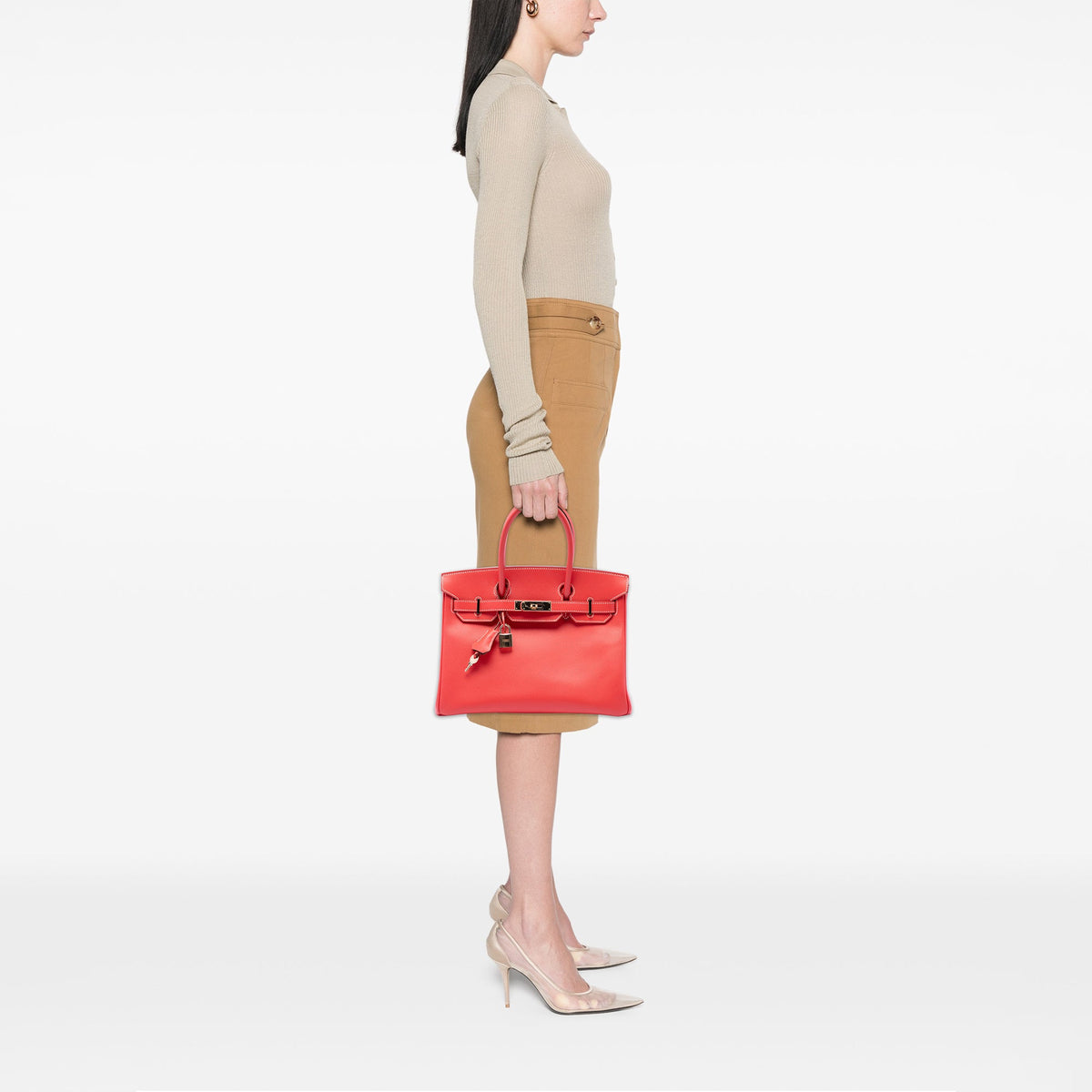 Hermès Epsom Candy Birkin Retourne 30 — Pink