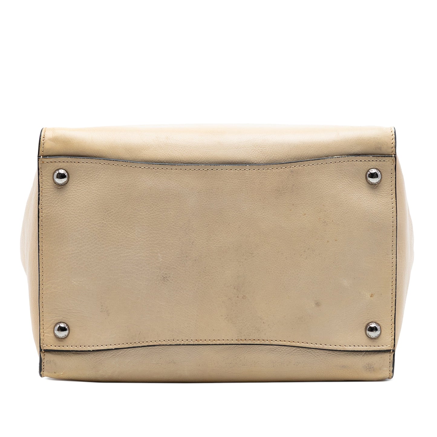 Prada Glace Calf Twin Pocket Double Handle Satchel