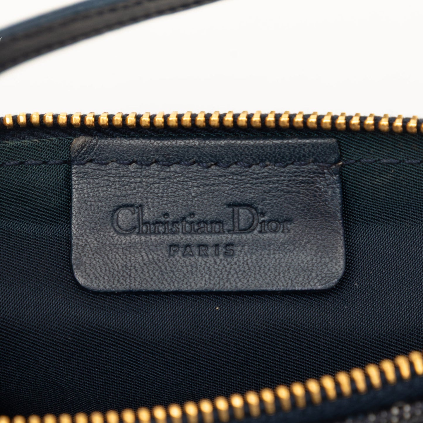Dior Mini Diorissimo Canvas Saddle Pochette