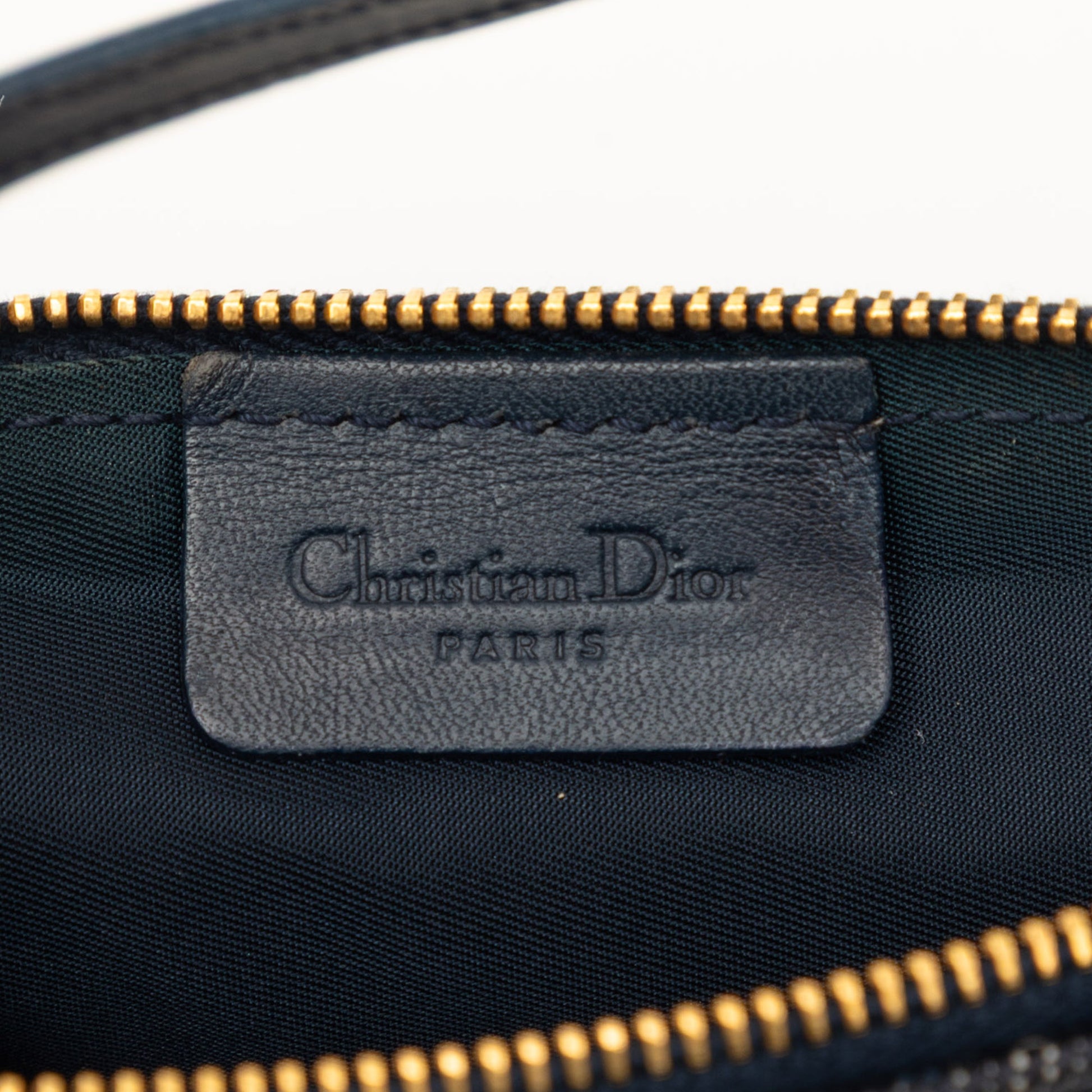 Dior Mini Diorissimo Canvas Saddle Pochette