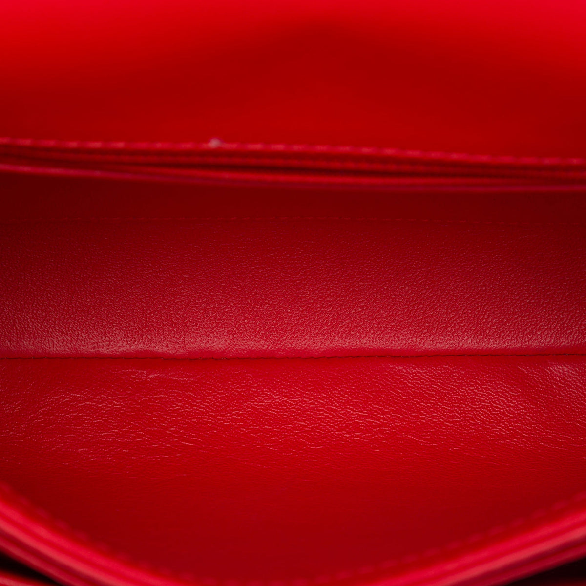 Chanel Large Quilted Lambskin Geometric Flap — Red