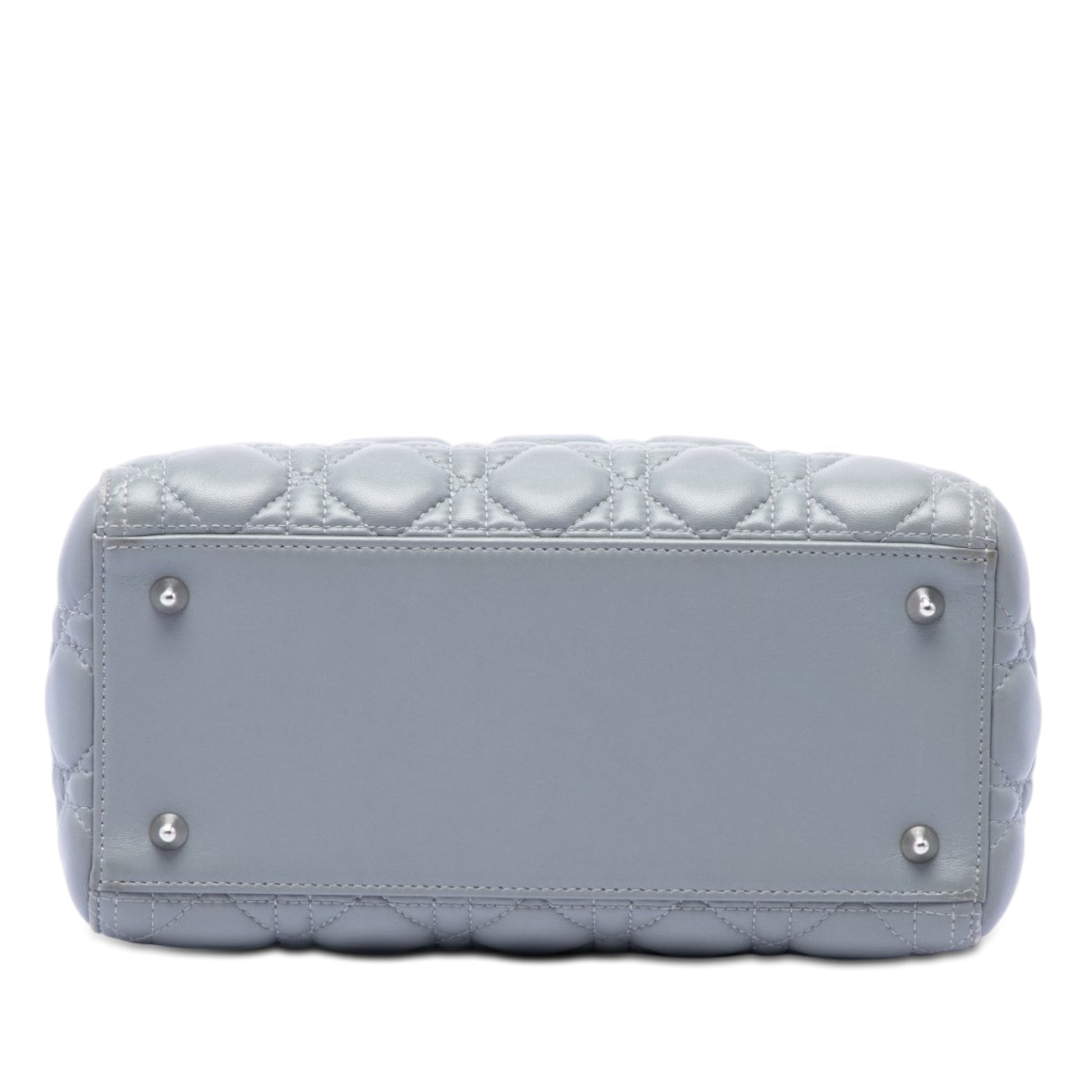 Dior Medium Metallic Lambskin Cannage Lady Dior