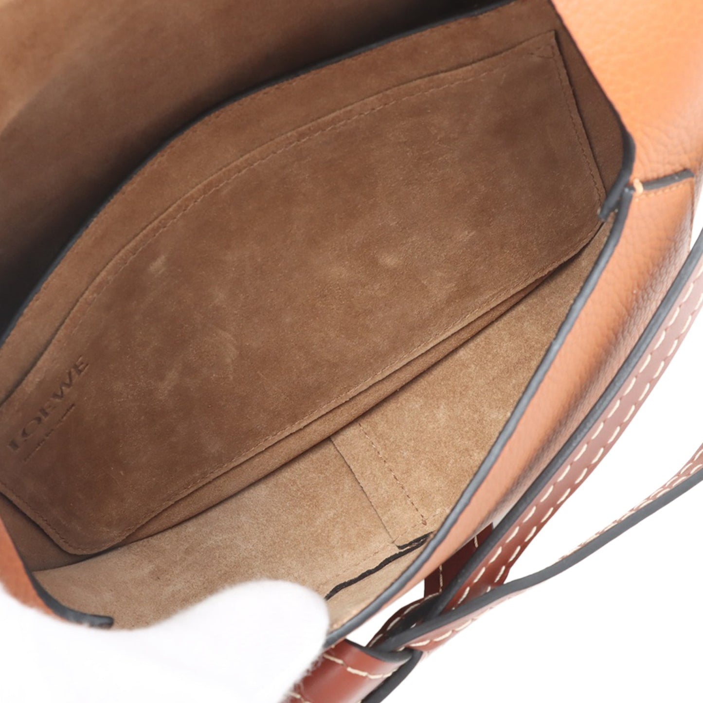 LOEWE Small Gate Leather Crossbody Bag