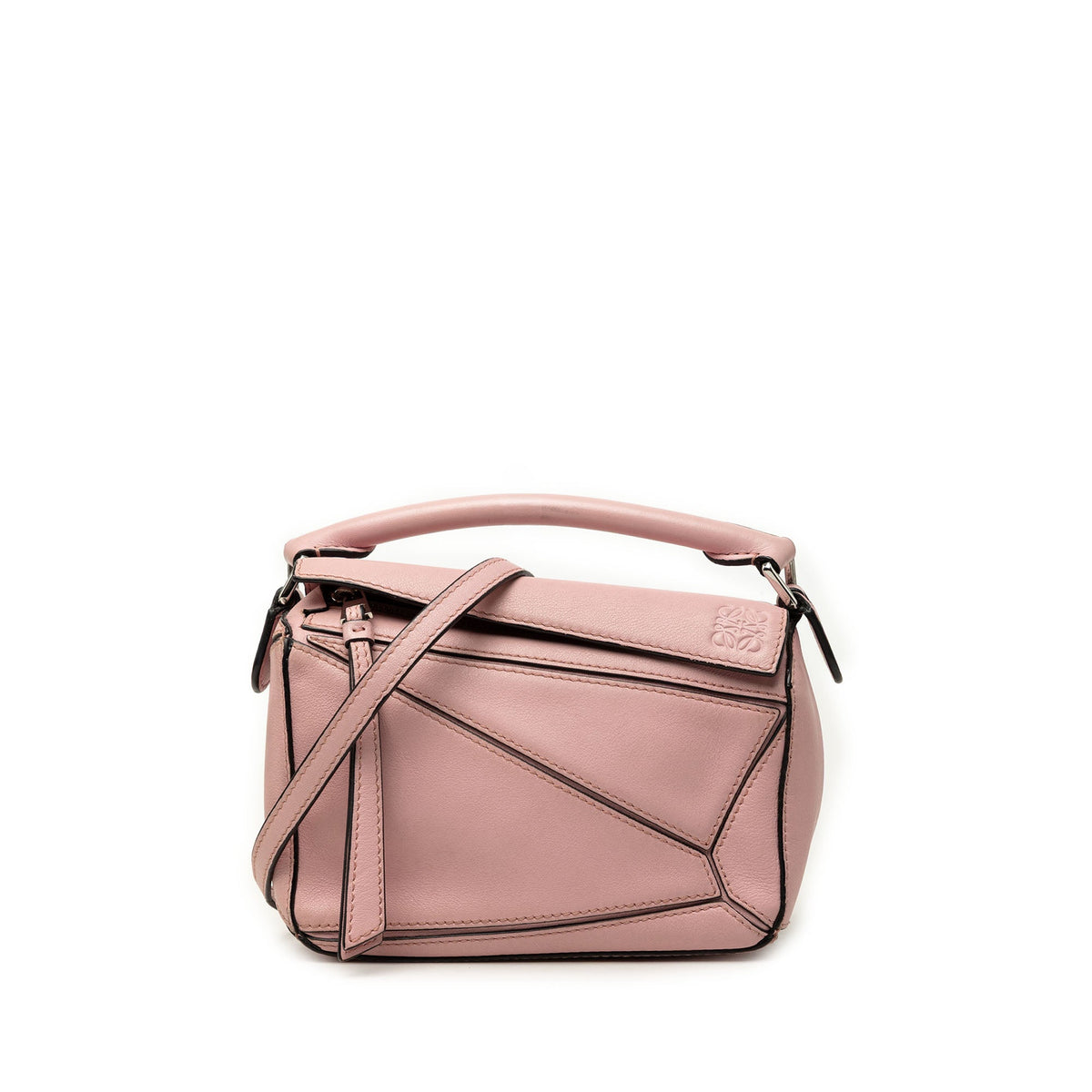 LOEWE Mini Calfskin Puzzle Satchel