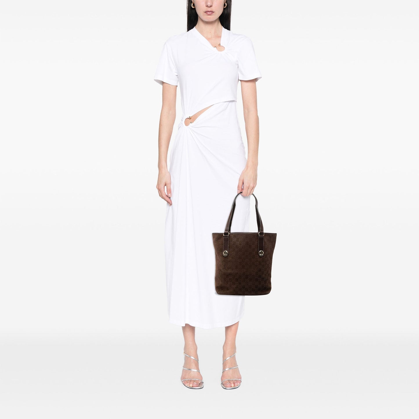 Gucci GG Suede Charmy Tote