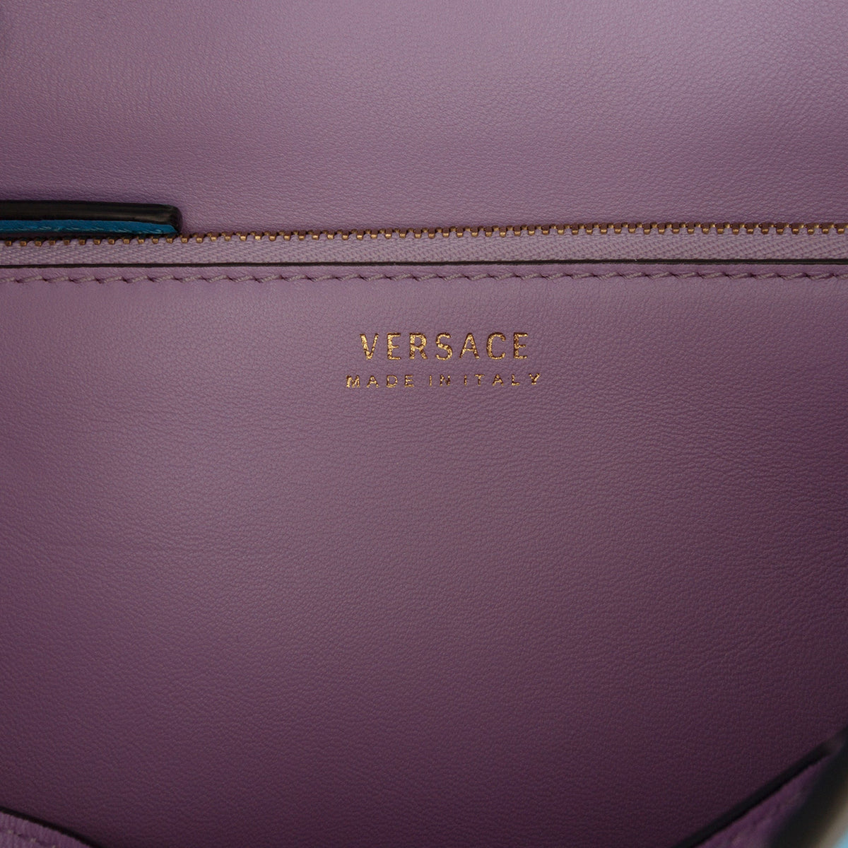 Versace Leather La Medusa Top Handle Bag