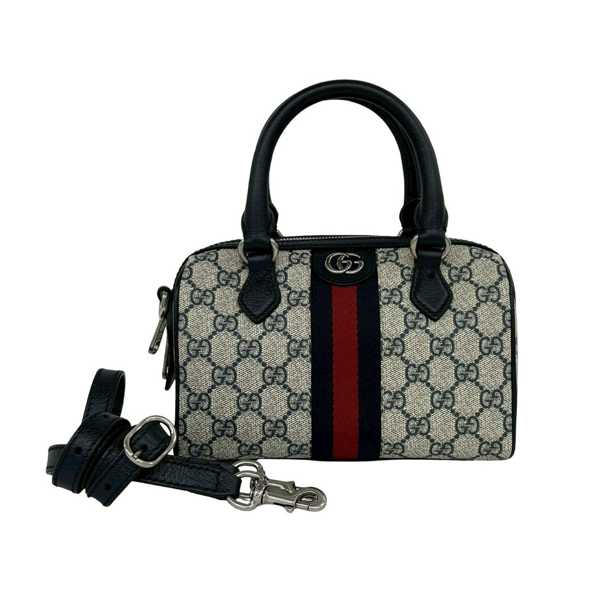 Gucci Mini GG Supreme Ophidia Web Satchel