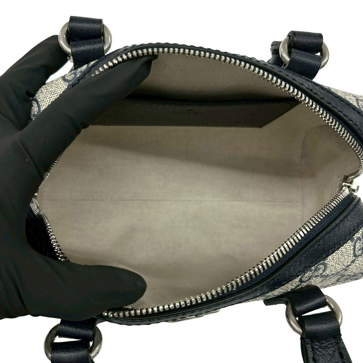 Gucci Mini GG Supreme Ophidia Web Satchel