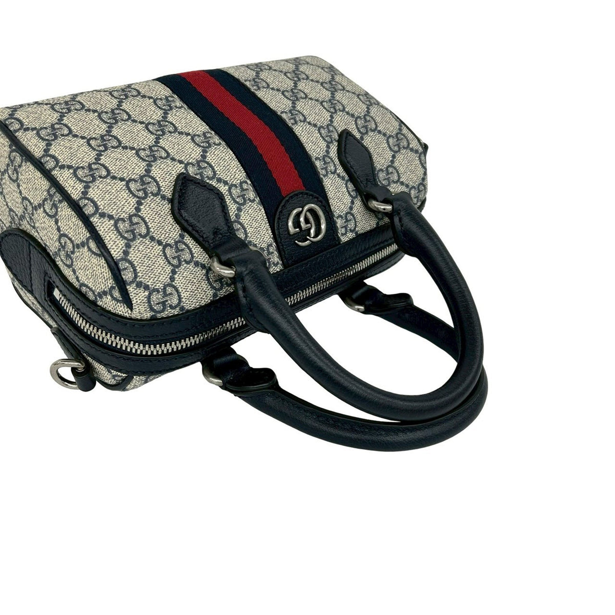 Gucci Mini GG Supreme Ophidia Web Satchel