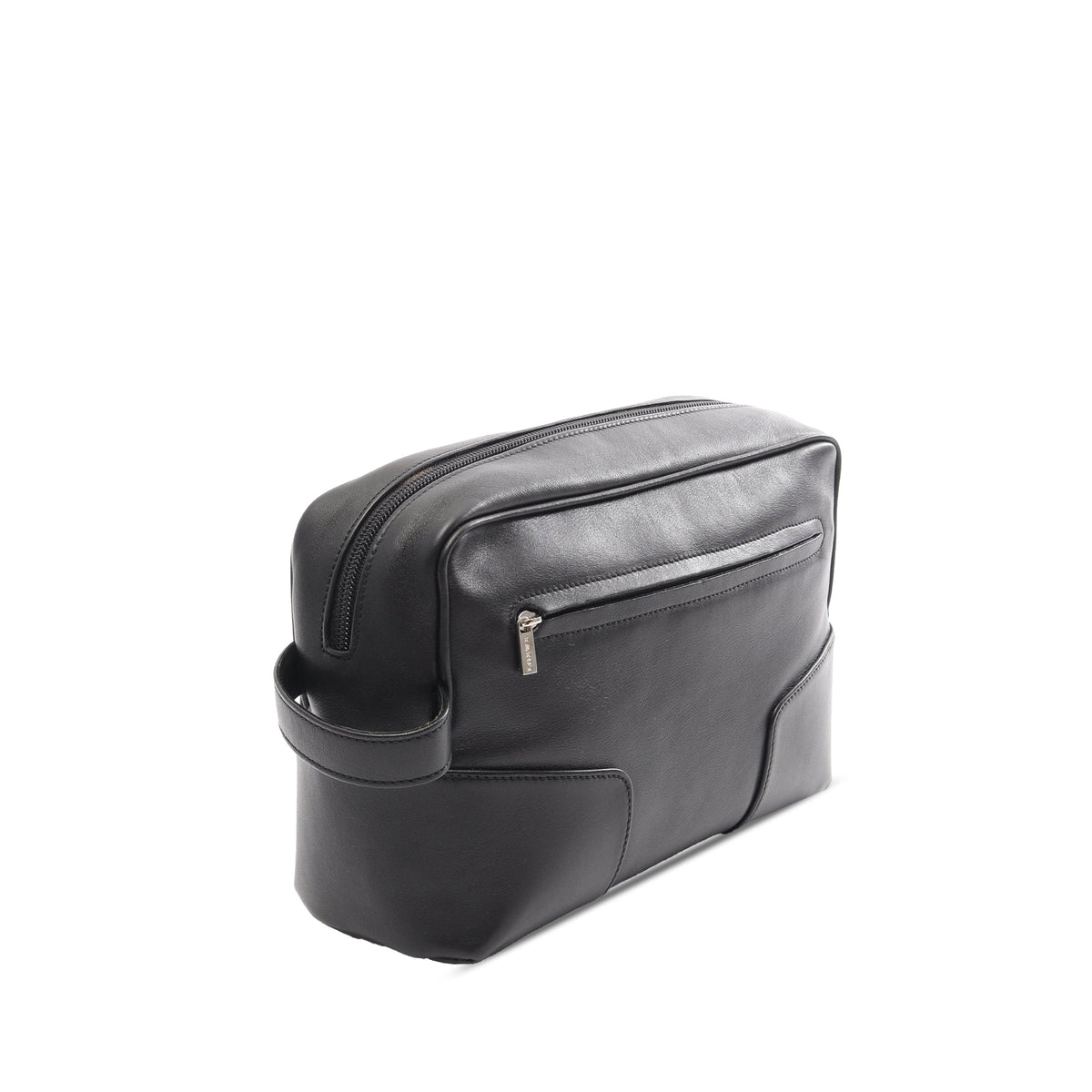 LOEWE Leather Anagram Clutch — Black