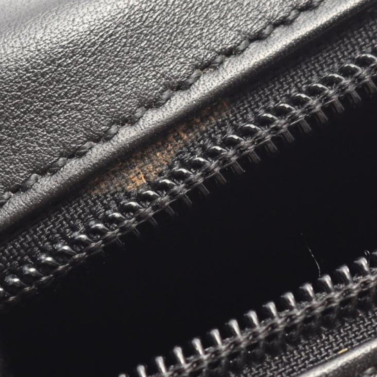 LOEWE Leather Anagram Clutch — Black