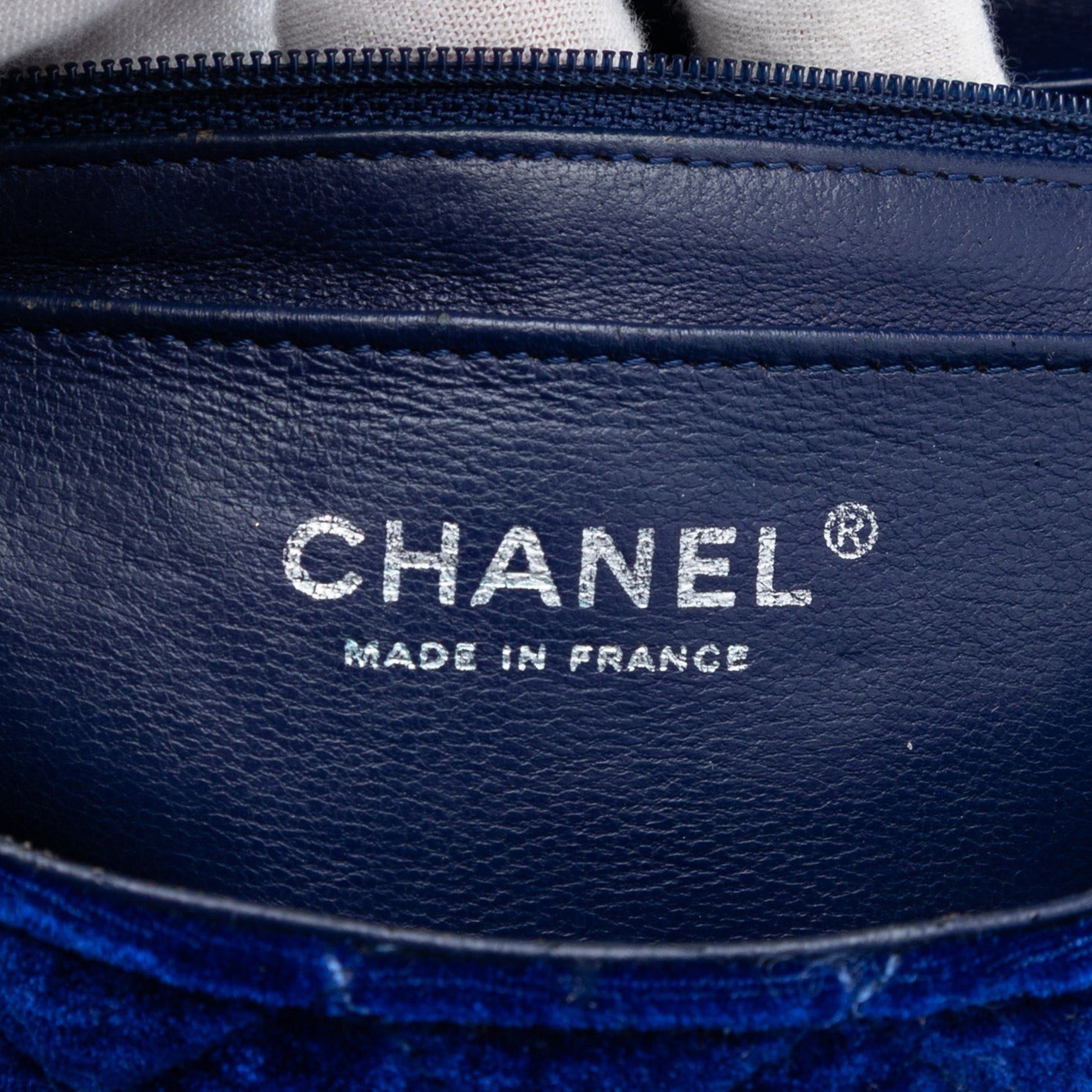Chanel Mini Rectangular Classic Velvet Single Flap