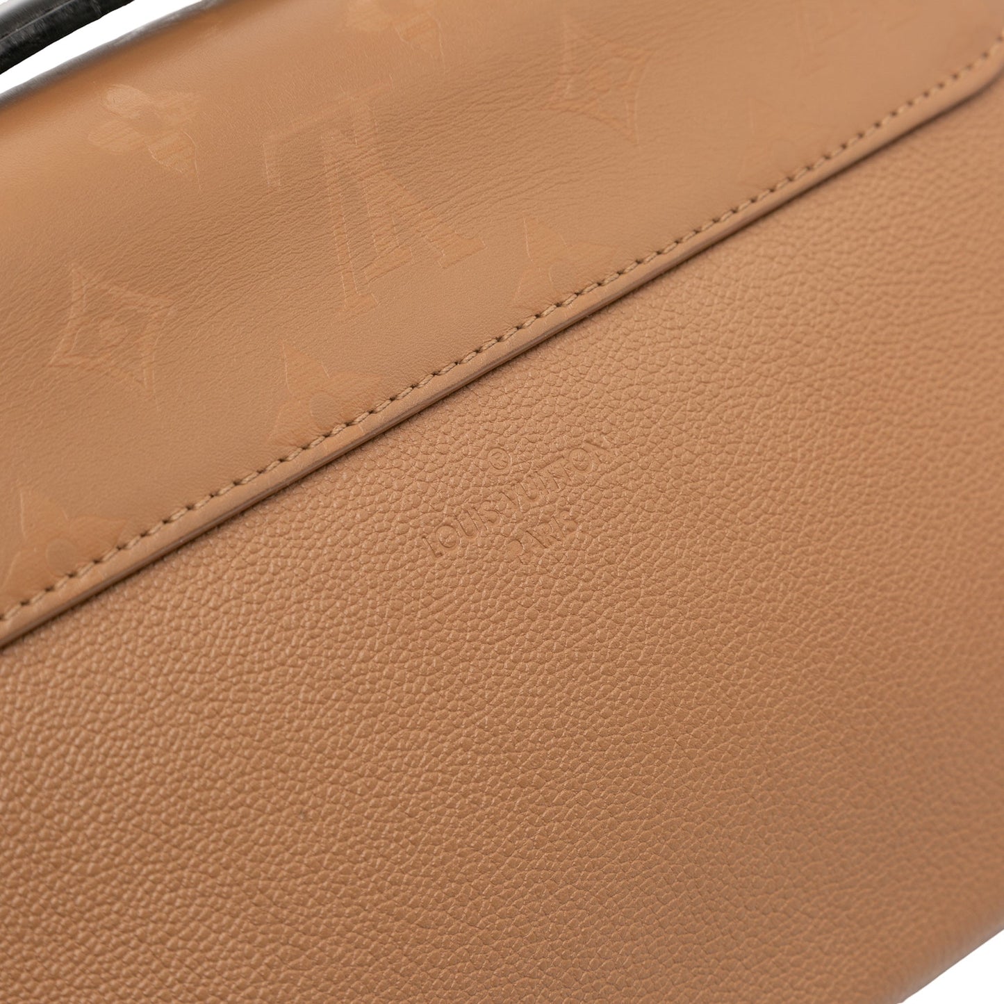 Louis Vuitton Bicolor Monogram Cuir Plume Ecume Very Chain Bag