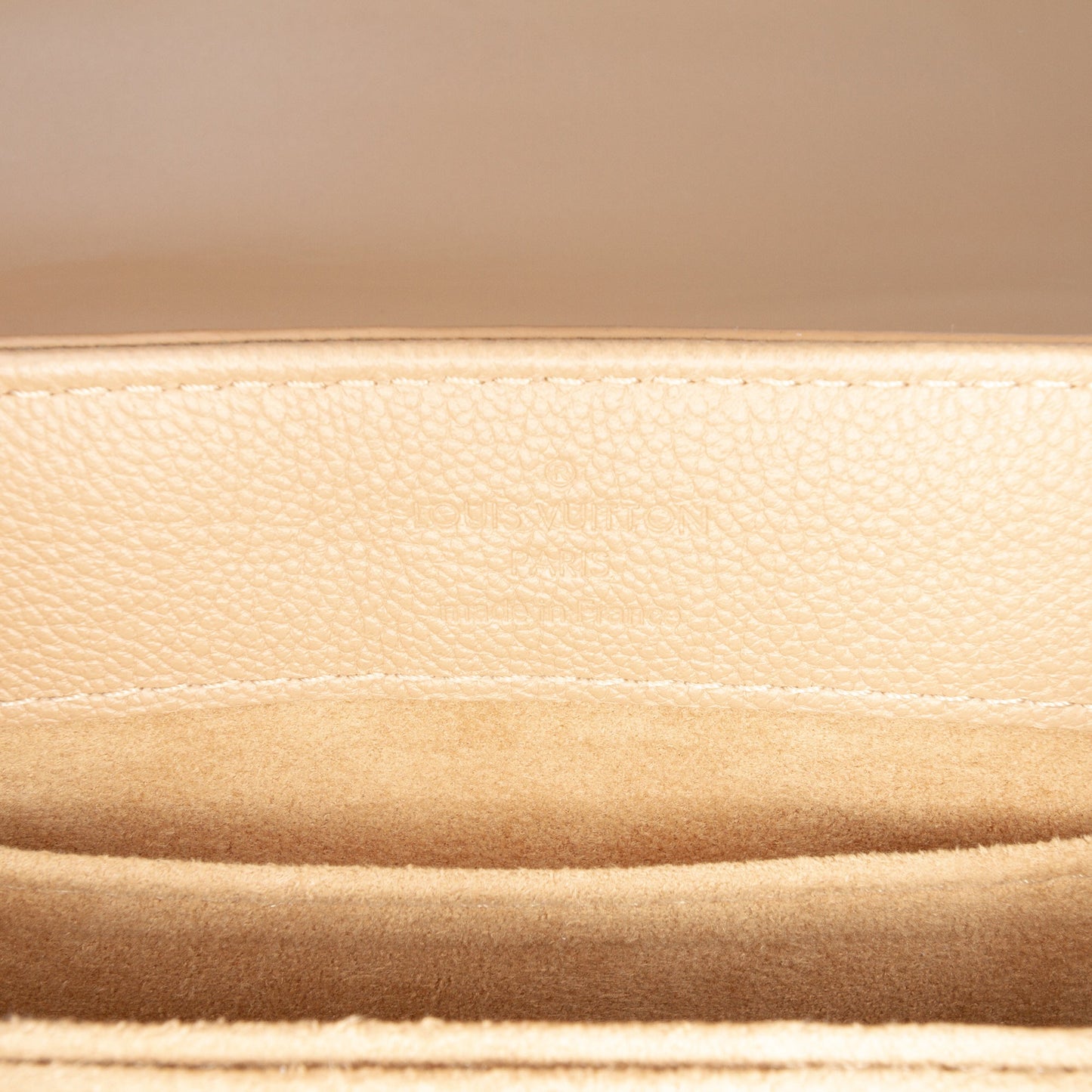 Louis Vuitton Bicolor Monogram Cuir Plume Ecume Very Chain Bag