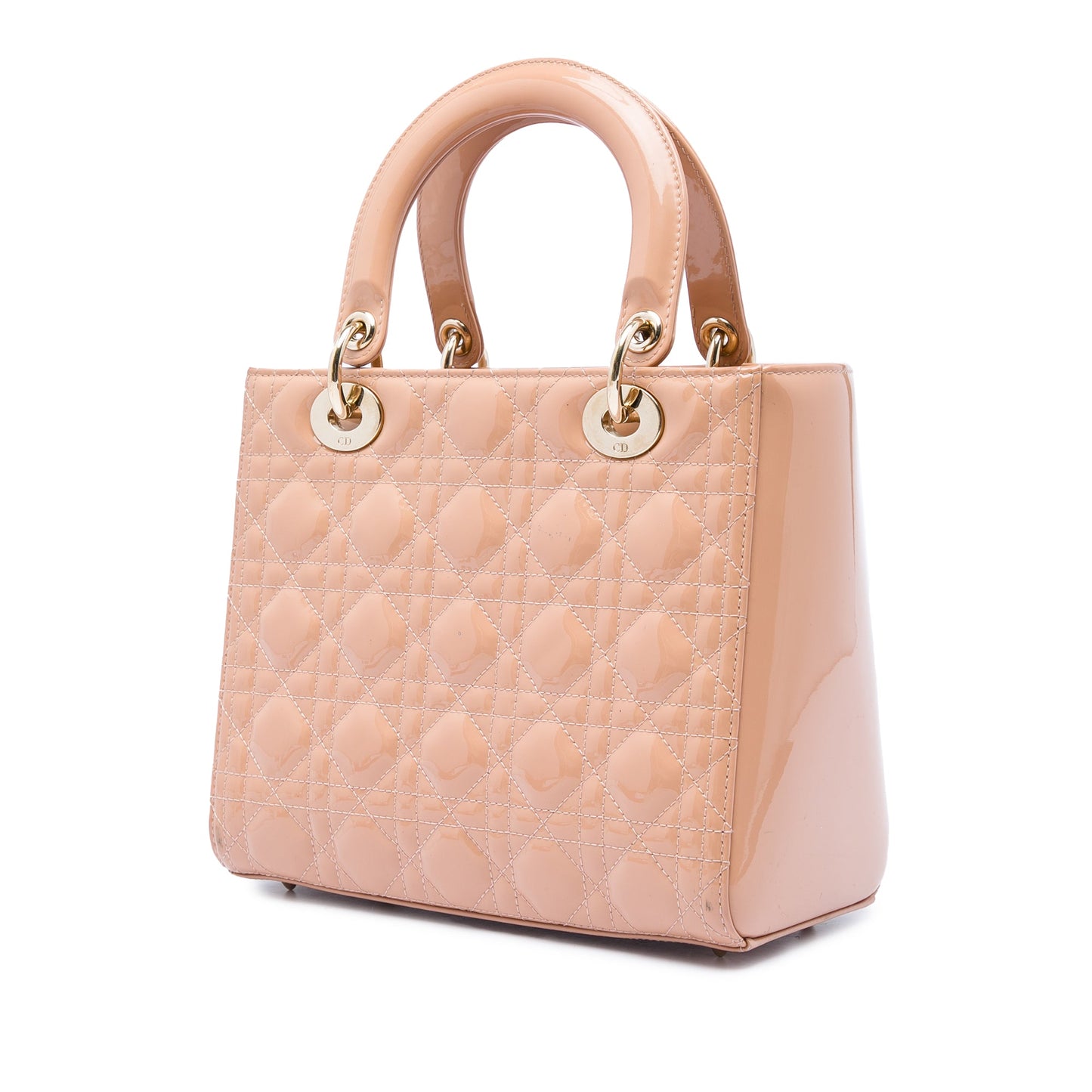 Dior Medium Patent Cannage Lady Dior