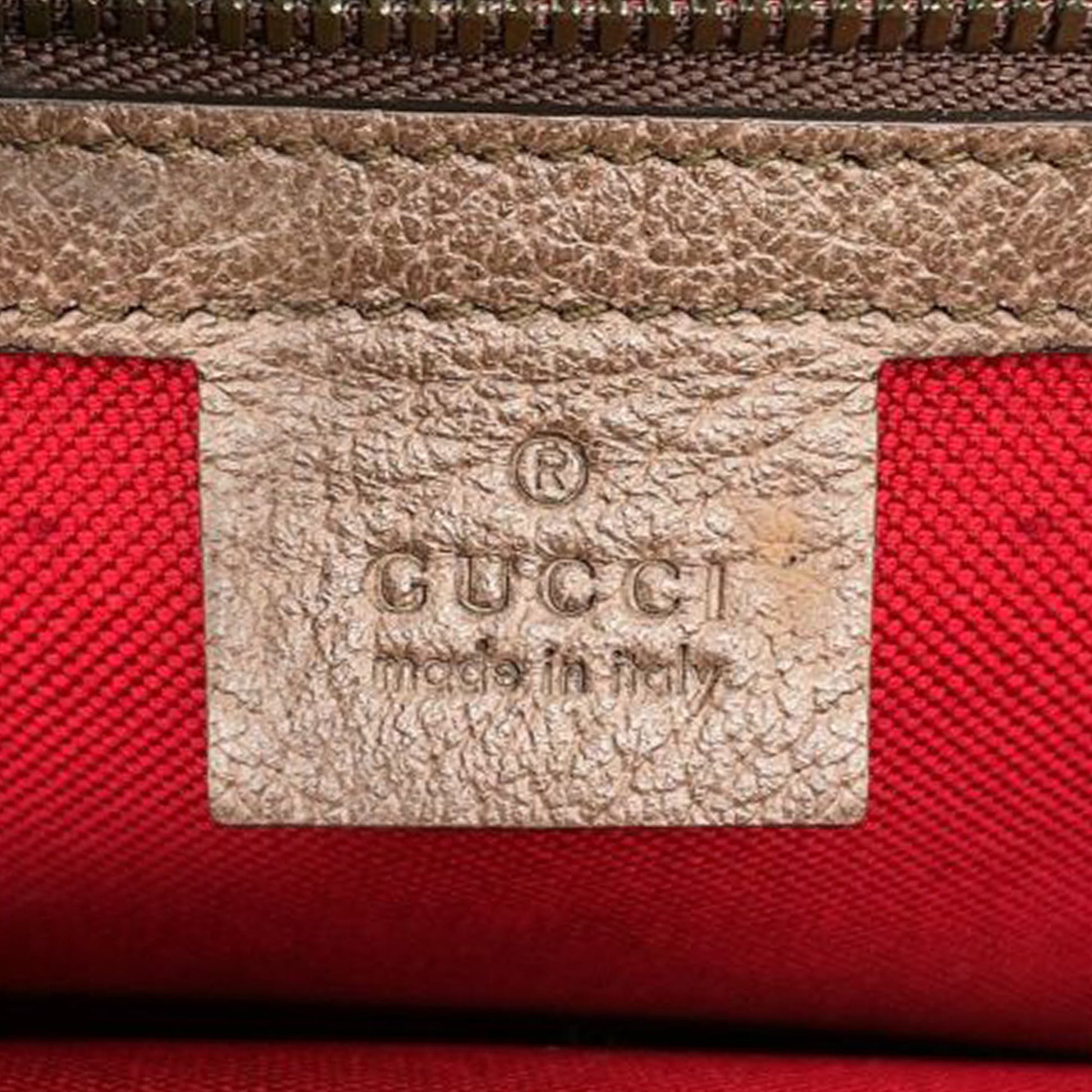 Gucci Interlocking G Tweed Houndstooth Stripe Satchel