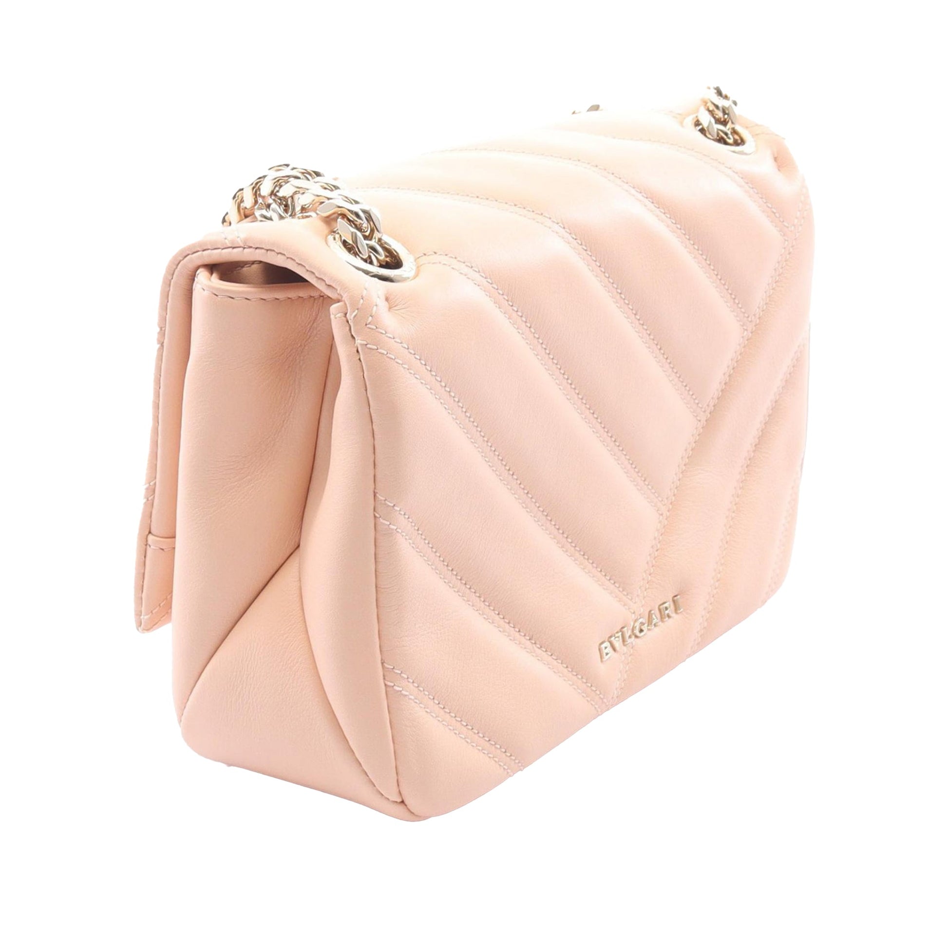Bvlgari Small Leather Serpenti Cabochon Crossbody