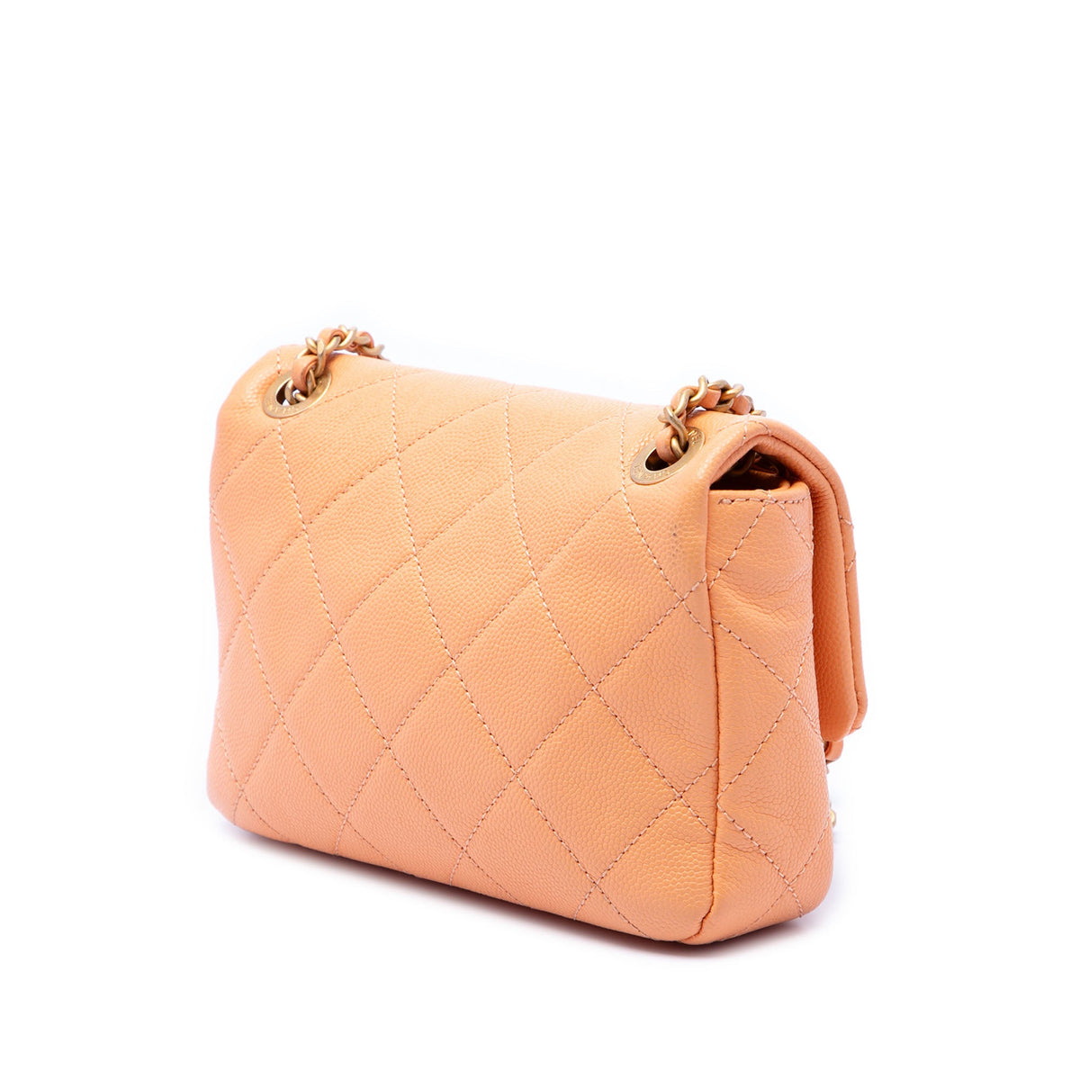 Chanel Mini CC Quilted Caviar Single Flap