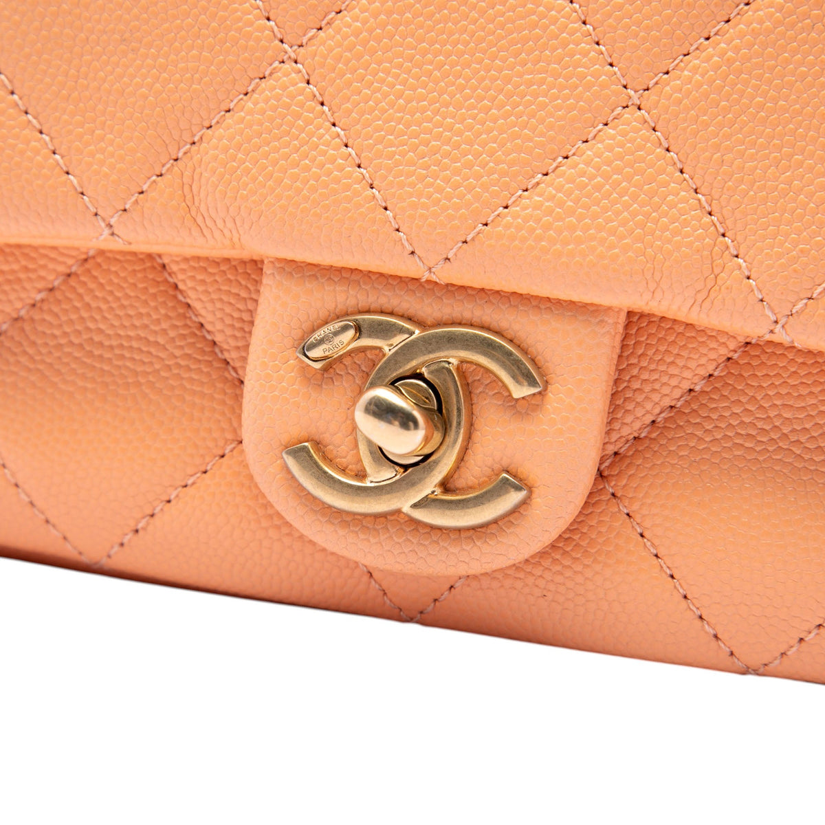 Chanel Mini CC Quilted Caviar Single Flap