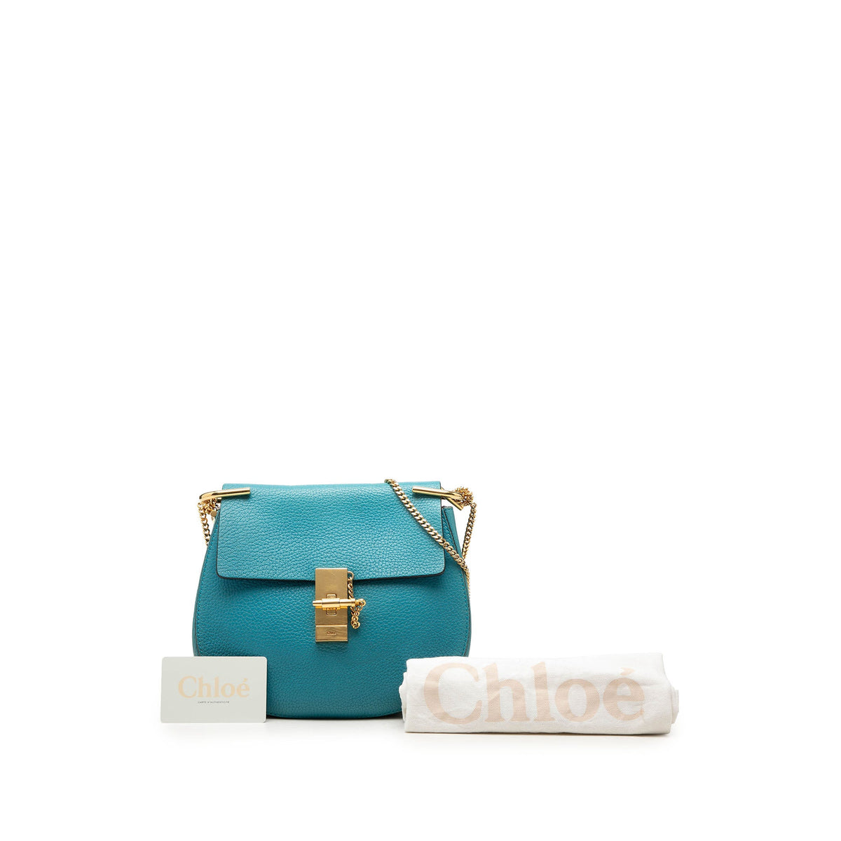 Chloé Small Leather Drew Crossbody
