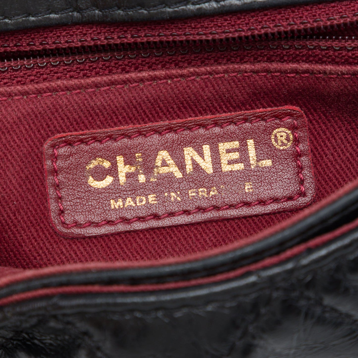 Chanel Small Quilted Glazed Calfskin Bubble CC Flap
