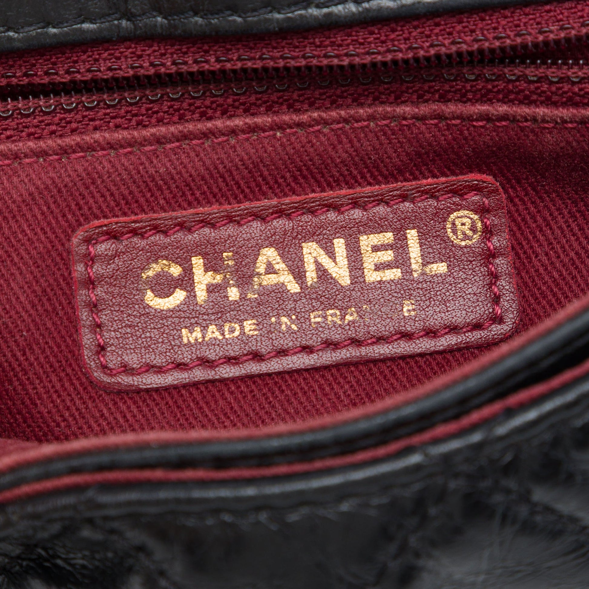 Chanel Small Quilted Glazed Calfskin Bubble CC Flap