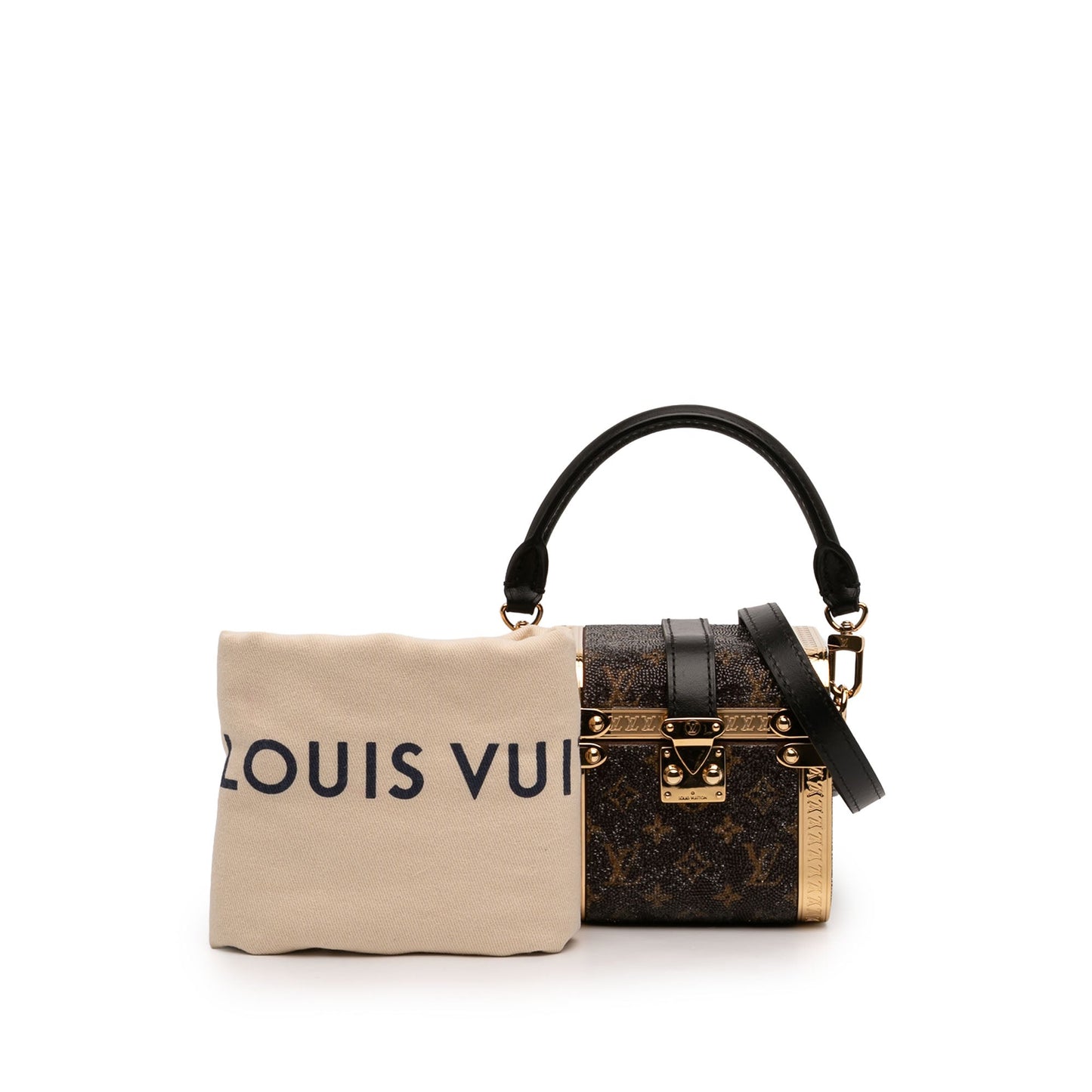 Louis Vuitton Sea Treasure Monogram Satin Treasure Box Satchel